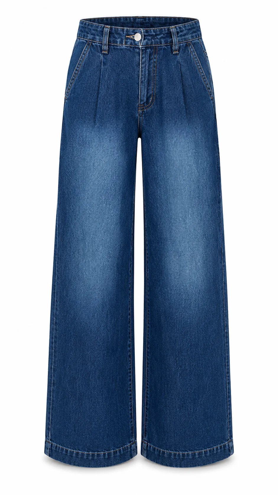 72781-Raw Side Button Jeans - Image 5