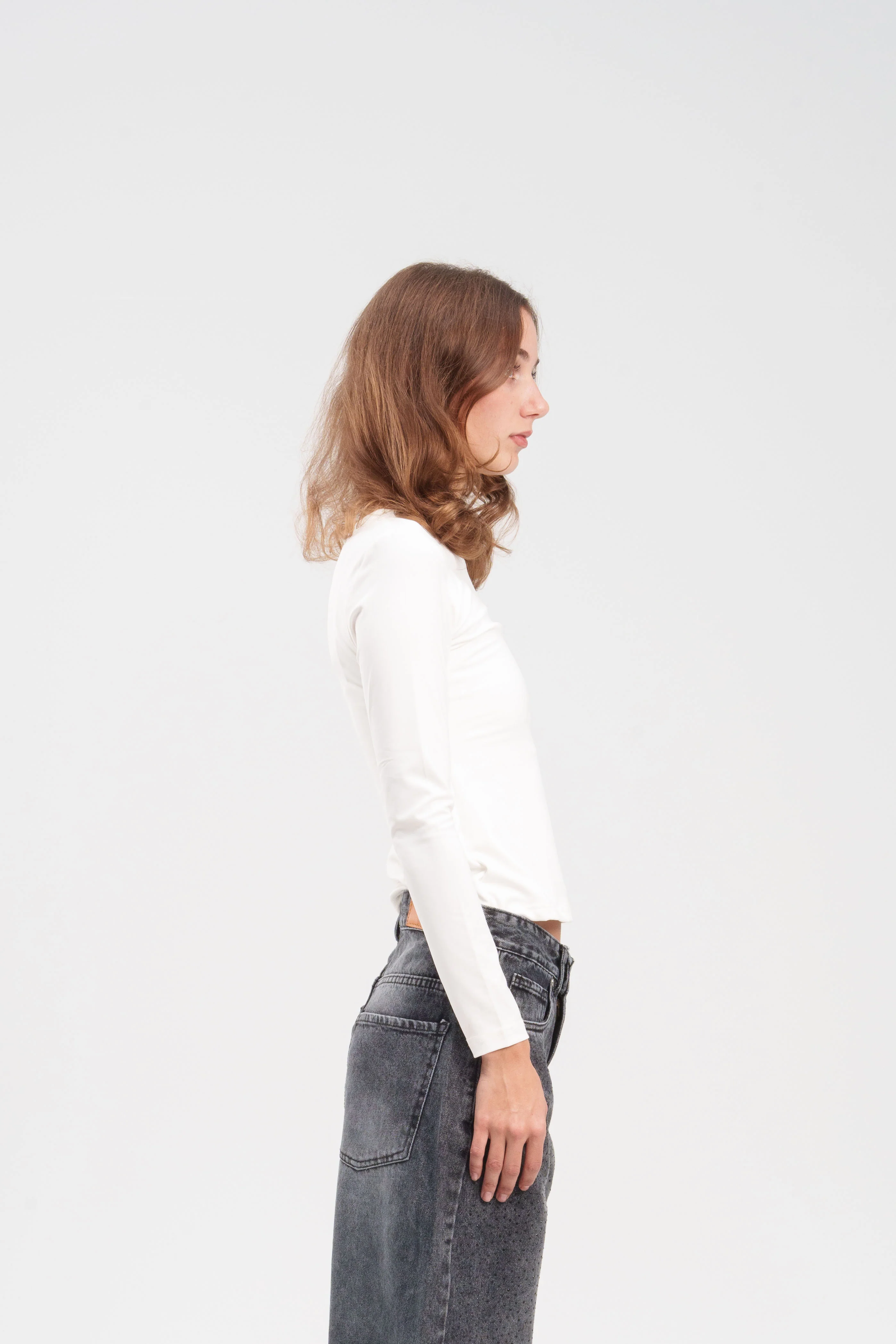 Long-Sleeve Crewneck Top - Image 23