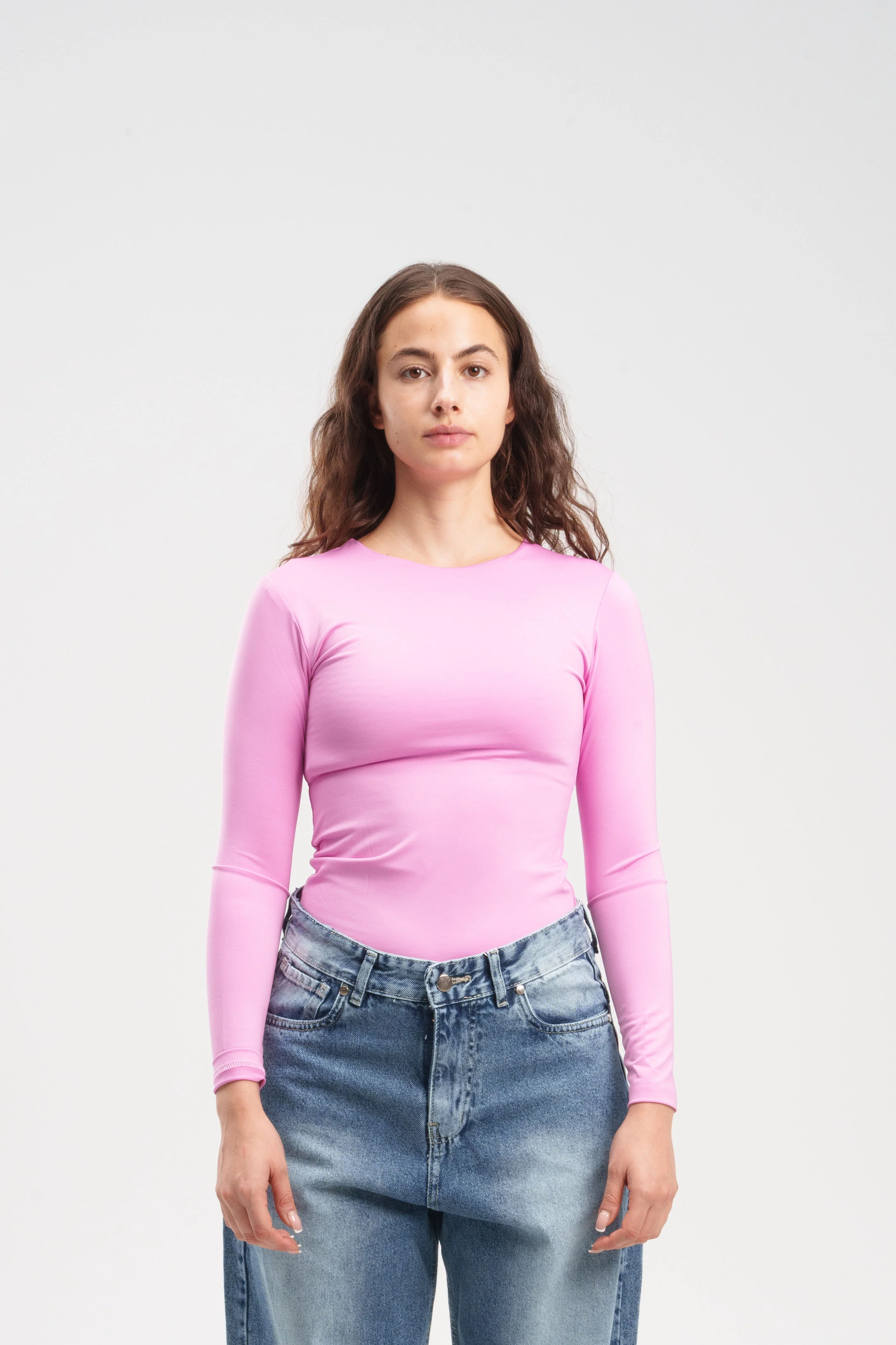 Long-Sleeve Crewneck Top - Image 29