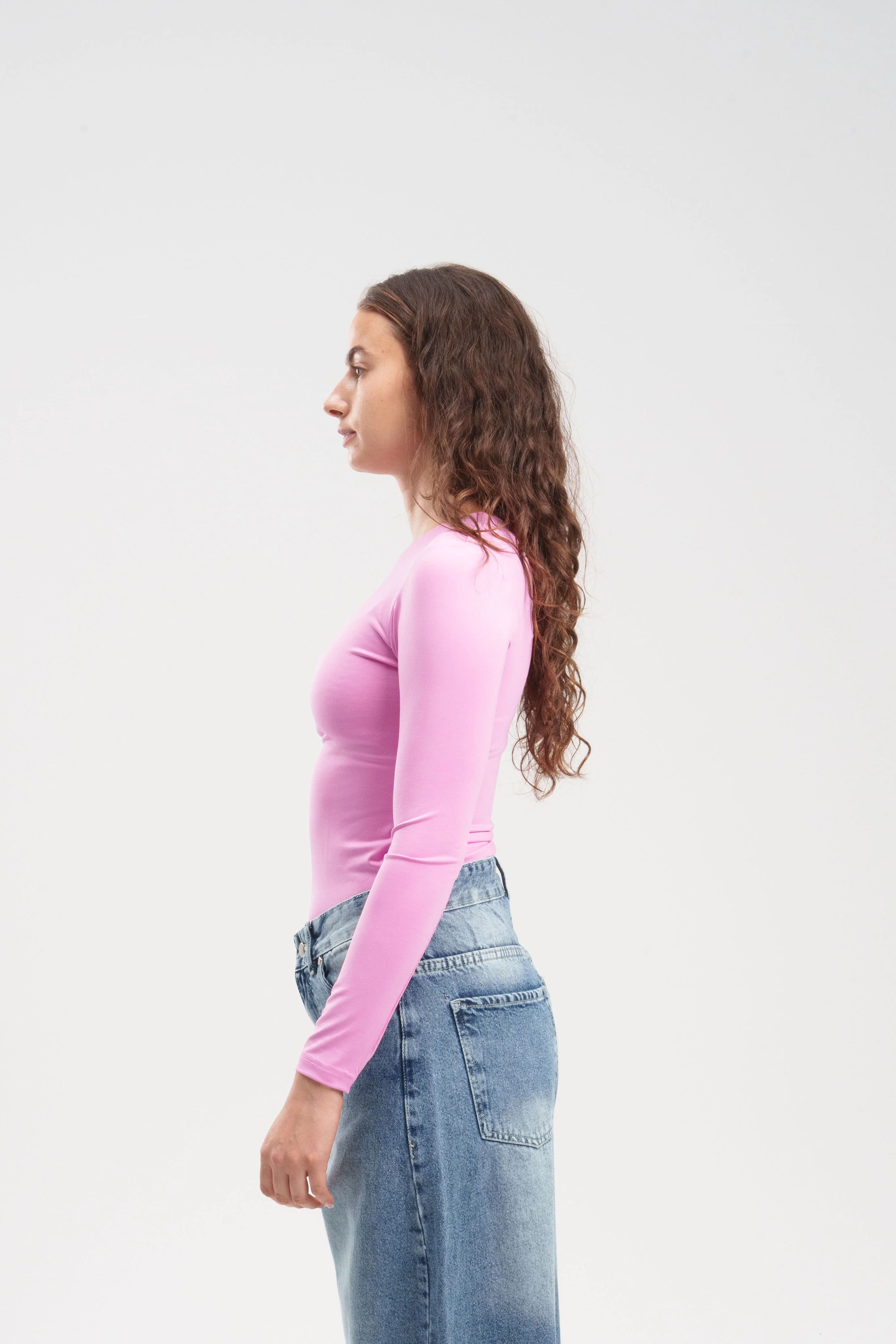 Long-Sleeve Crewneck Top - Image 32