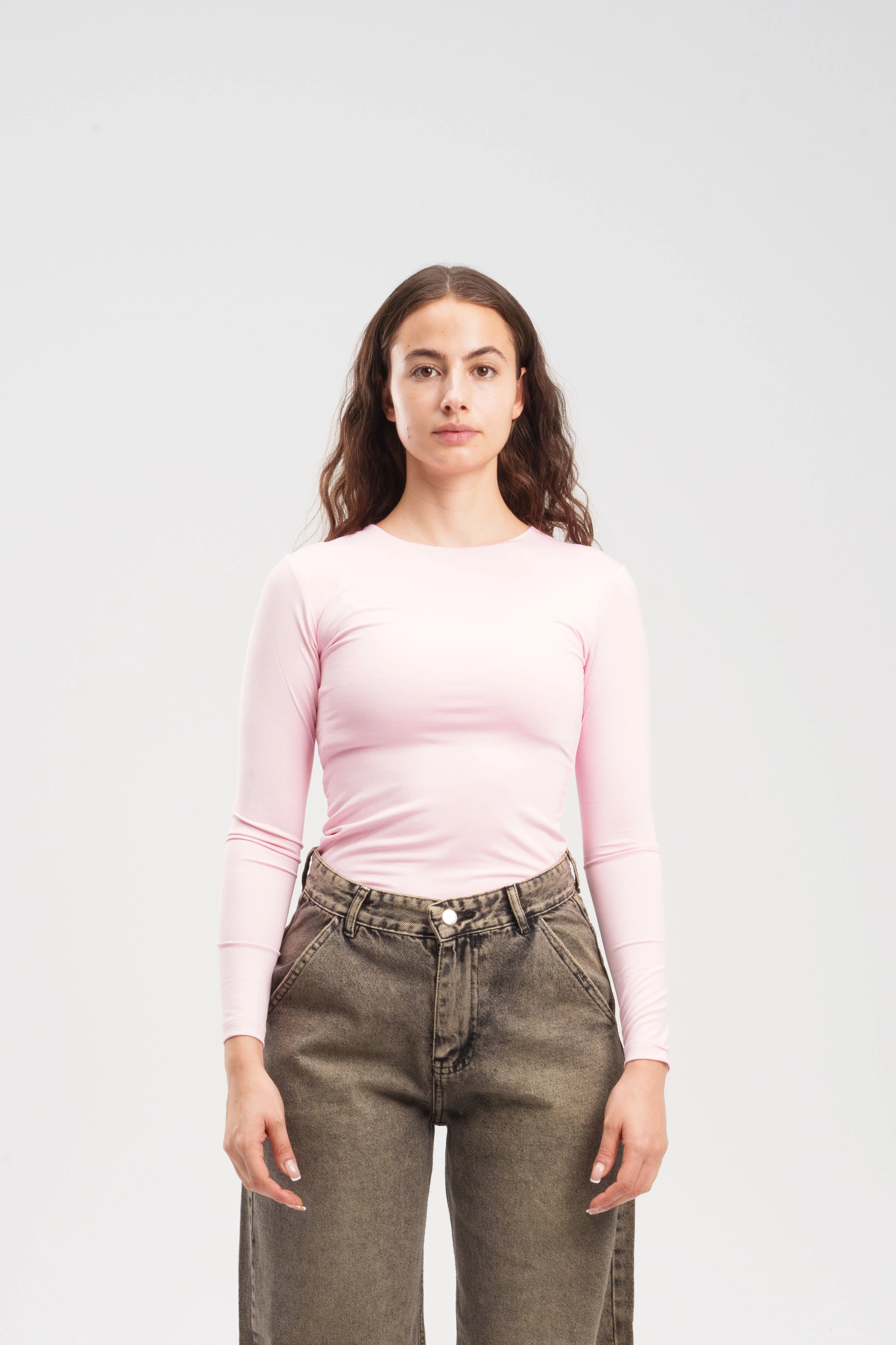 Long-Sleeve Crewneck Top - Image 33