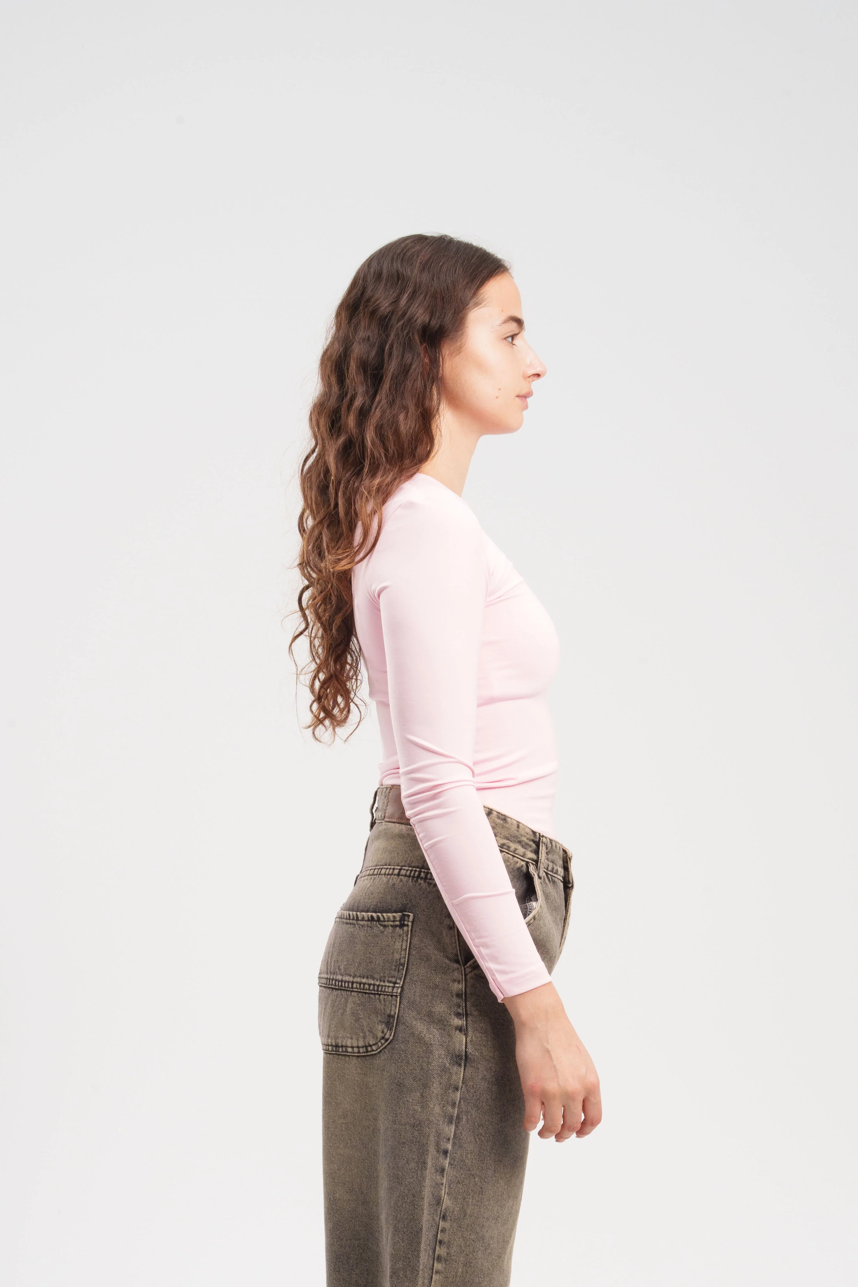 Long-Sleeve Crewneck Top - Image 35