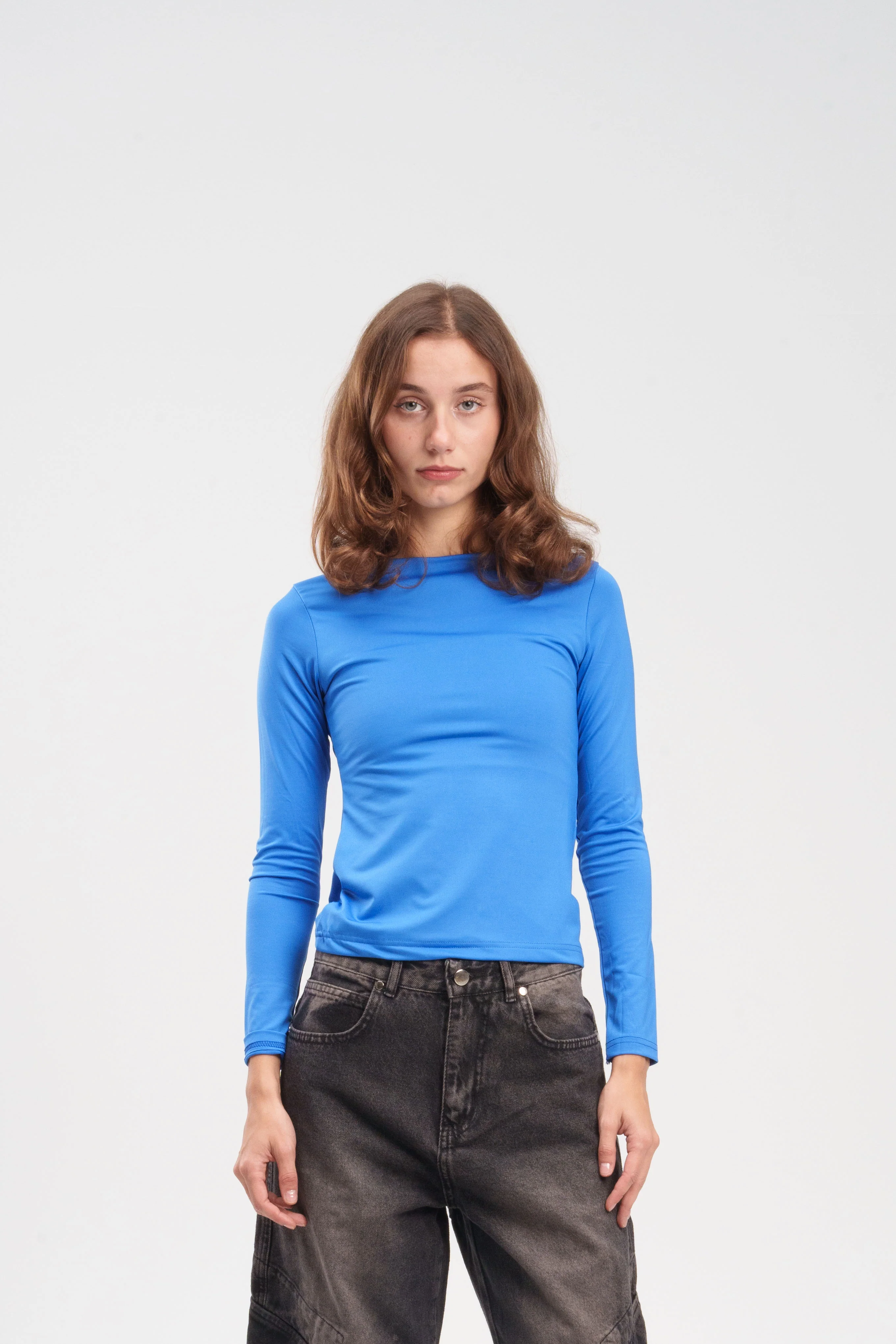 Long-Sleeve Crewneck Top - Image 37