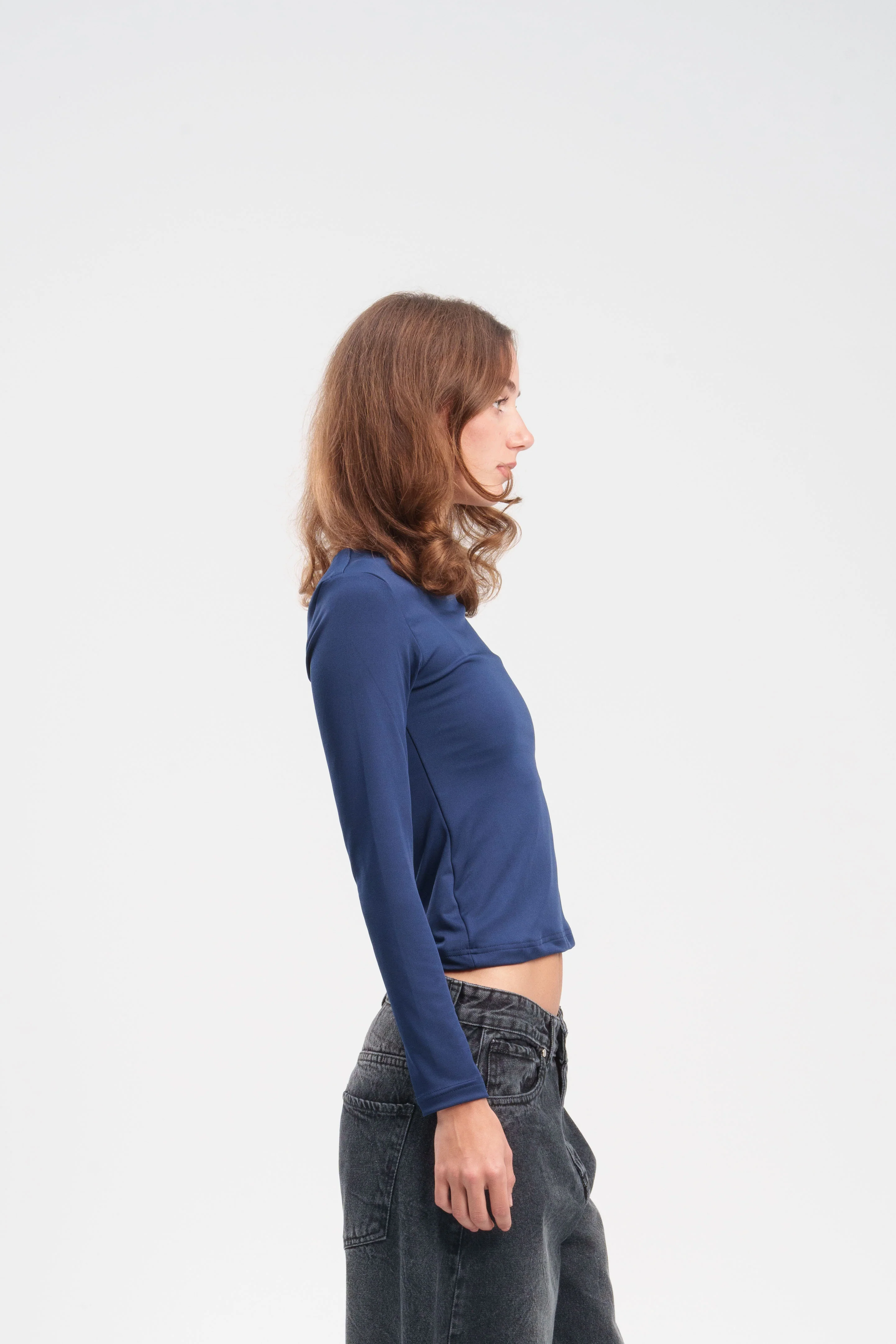 Long-Sleeve Crewneck Top - Image 43