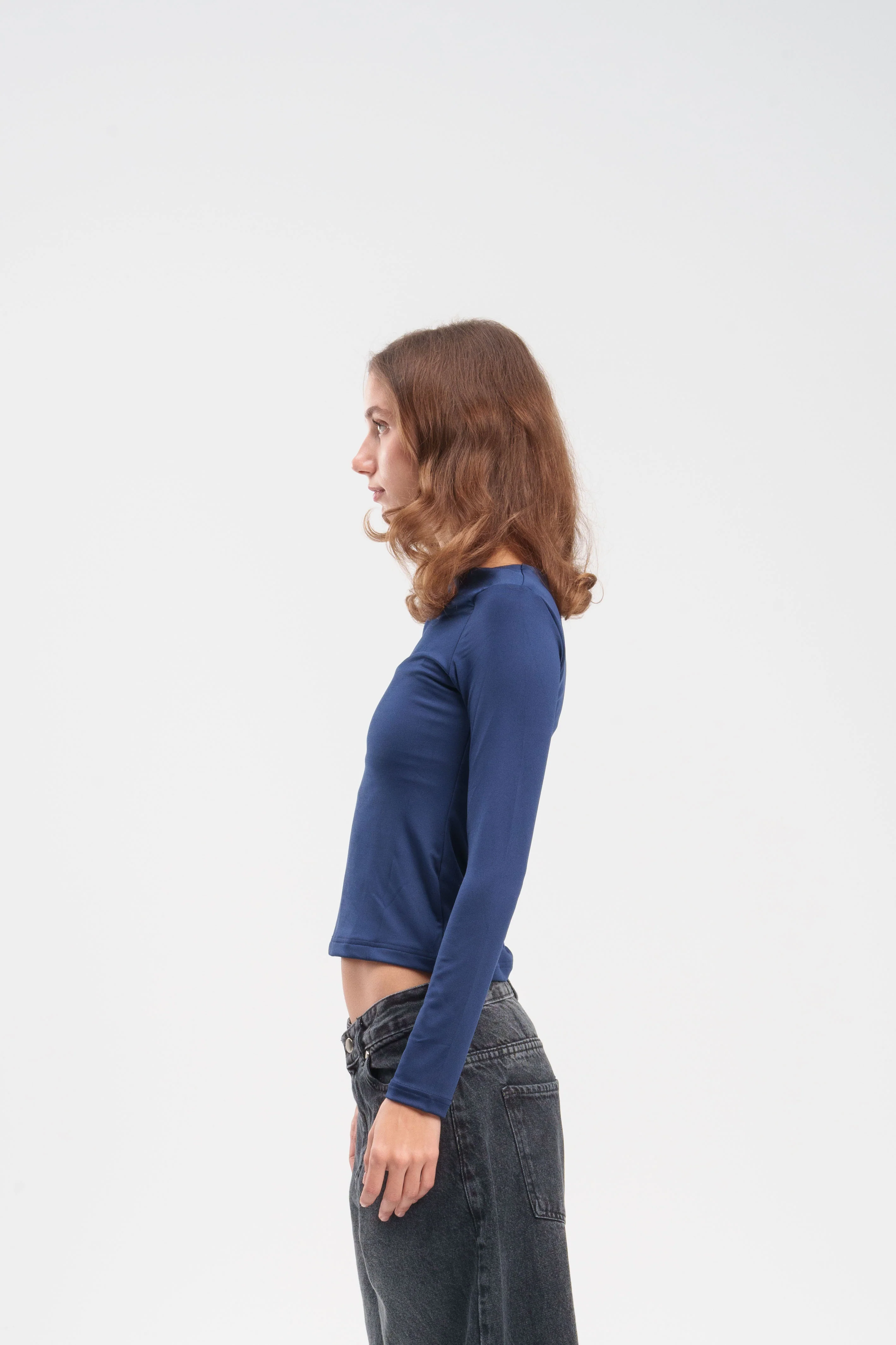 Long-Sleeve Crewneck Top - Image 44