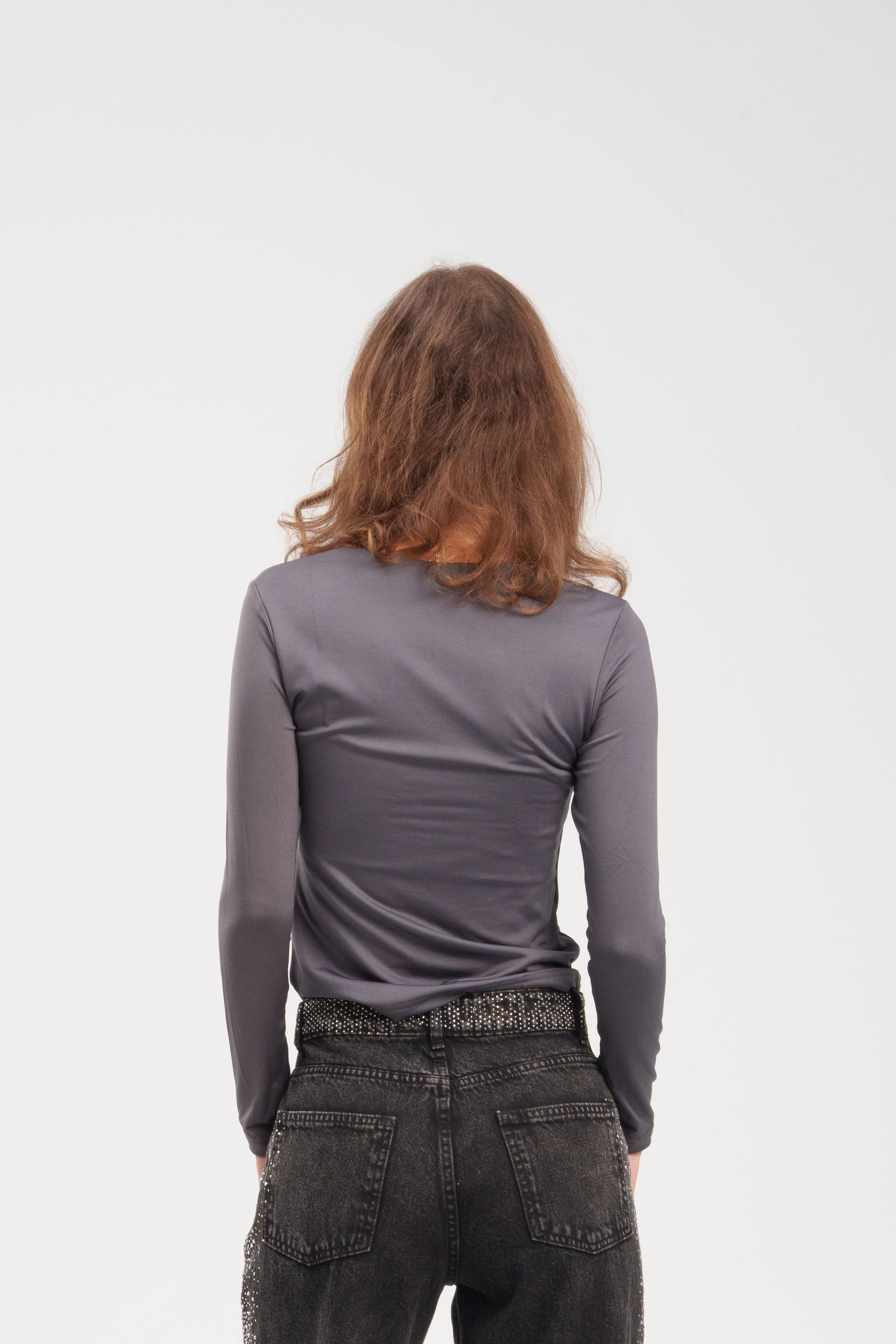Long-Sleeve Crewneck Top - Image 46