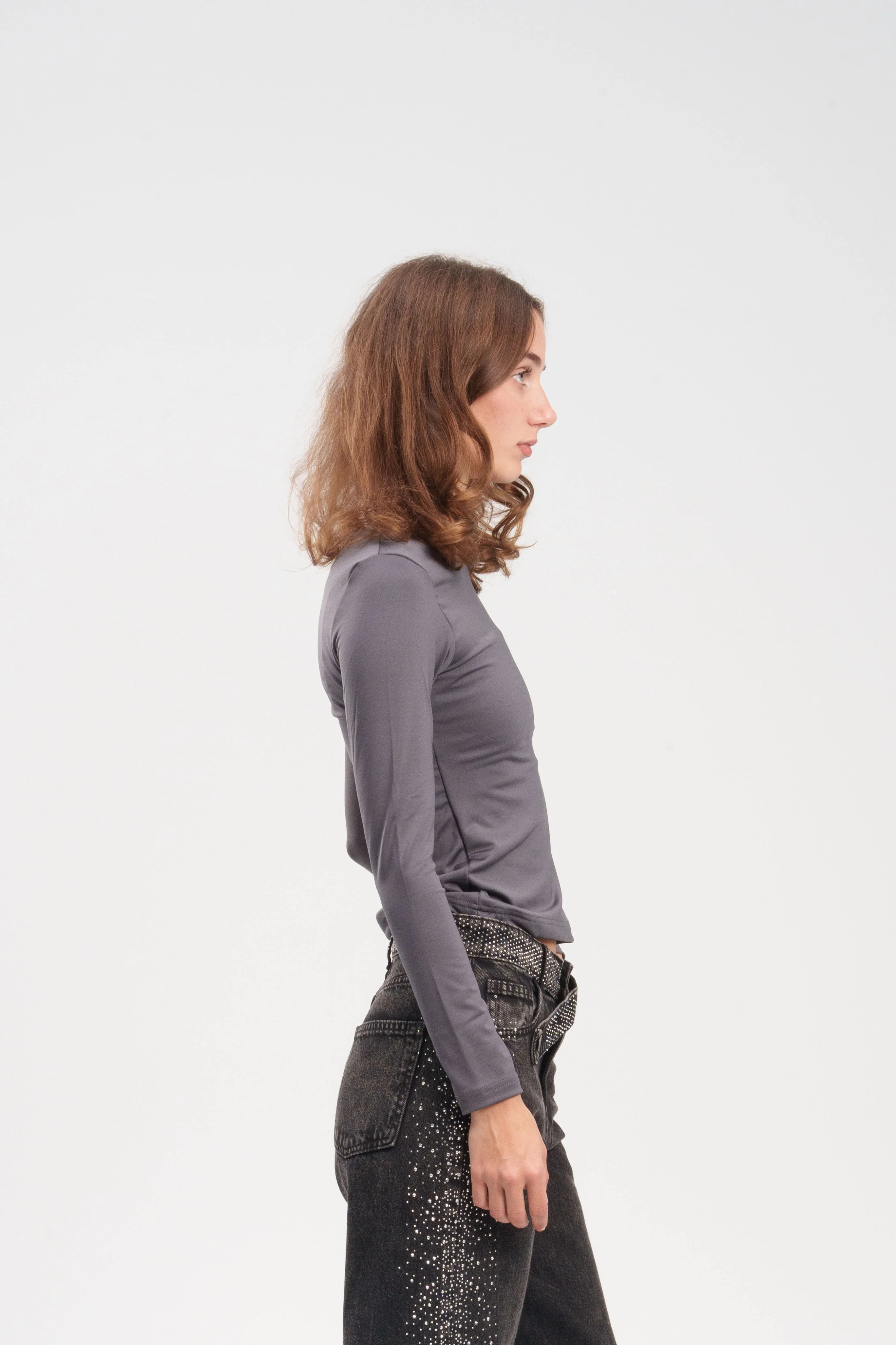 Long-Sleeve Crewneck Top - Image 47