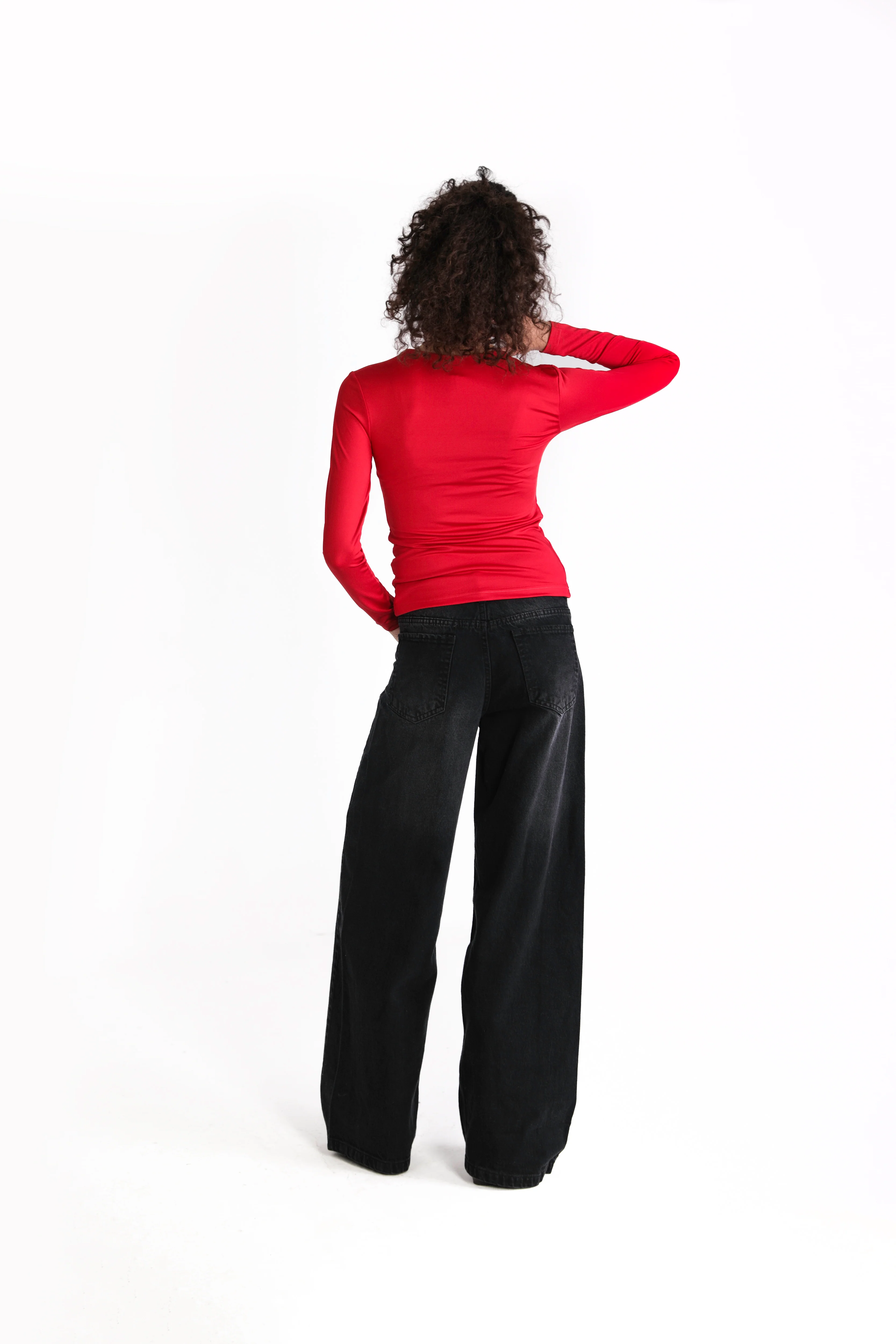 Long-Sleeve Crewneck Top - Image 53