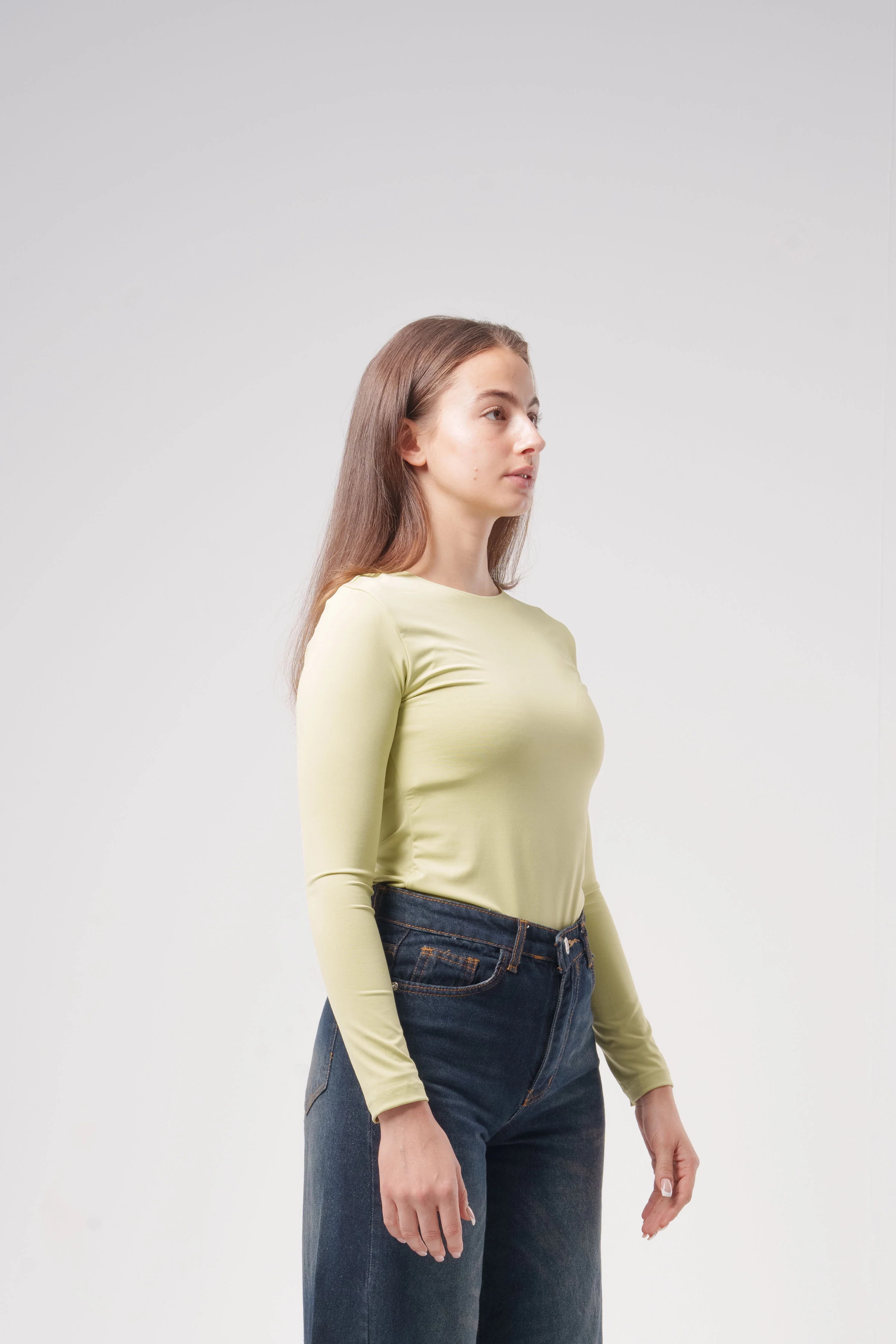 Long-Sleeve Crewneck Top - Image 7