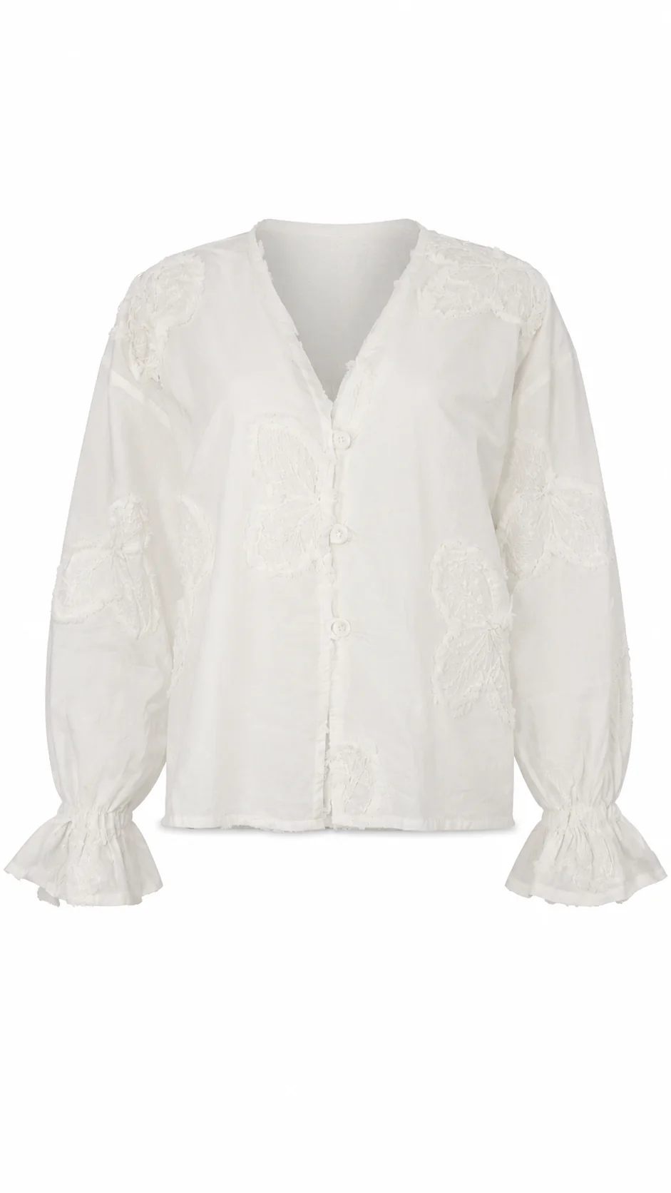 Floral Lurdiana Pleated Blouse