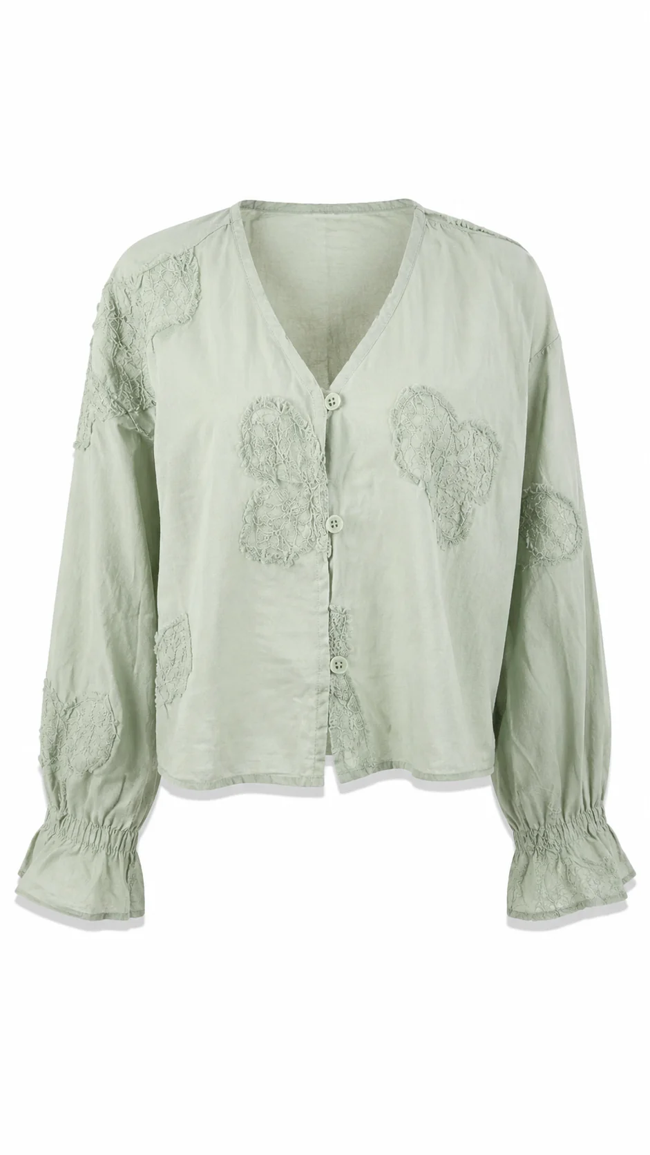 Floral Lurdiana Pleated Blouse - Image 3