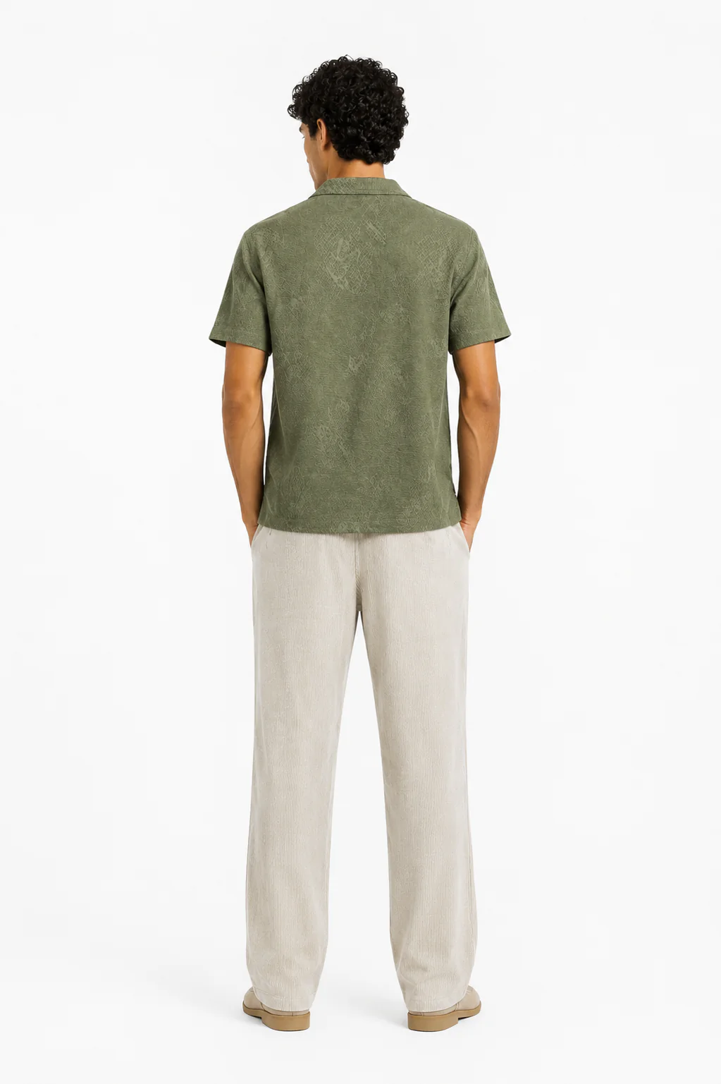 G1-Men's Striped Linen Pants - Image 4