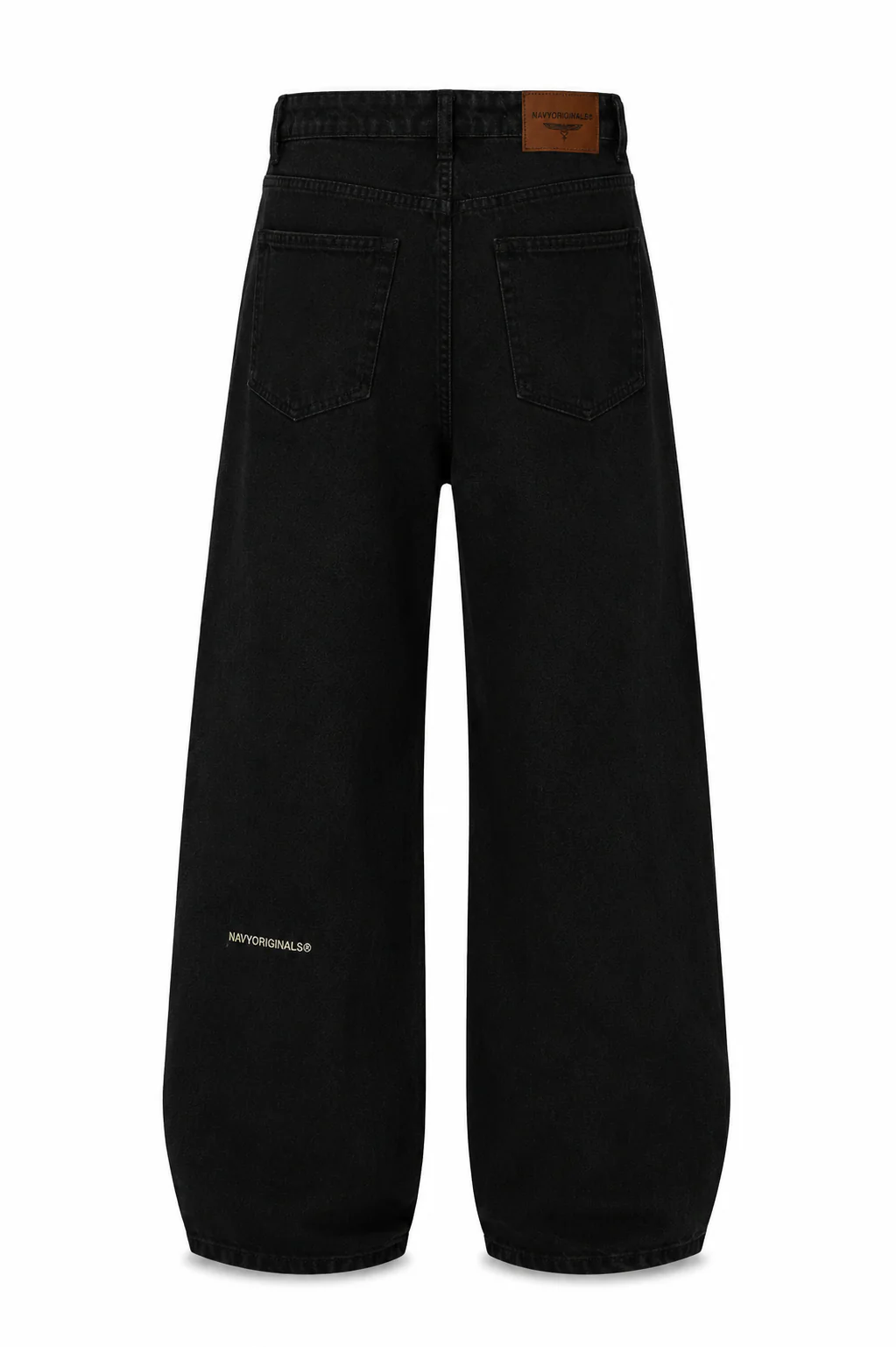 GN02-Men's Raw Wide-Leg Denim - Image 2