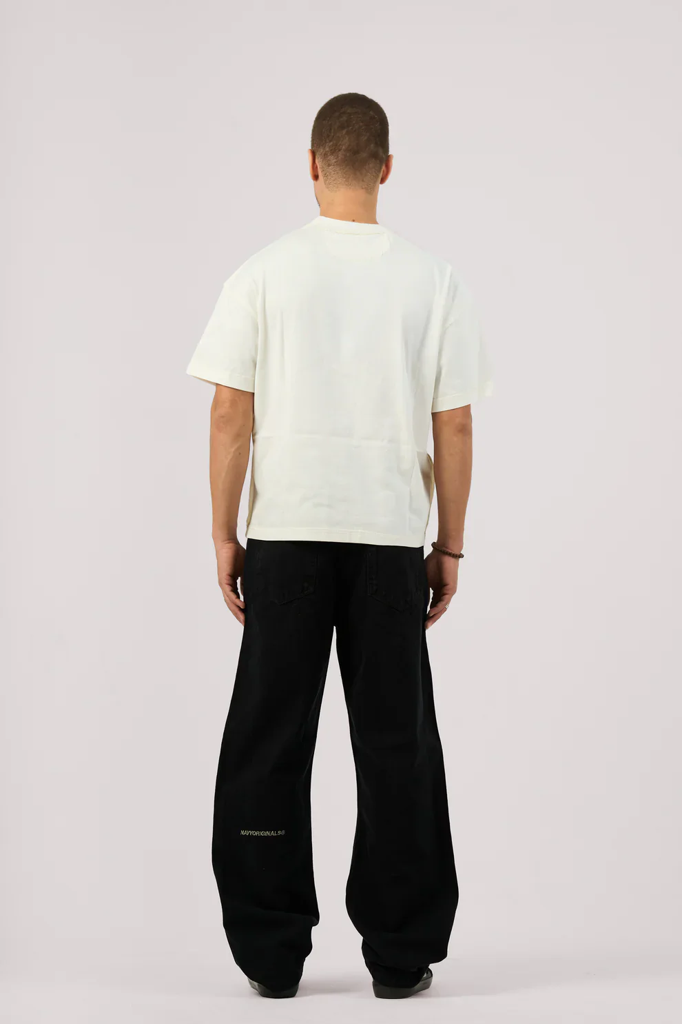GN02-Men's Raw Wide-Leg Denim - Image 4