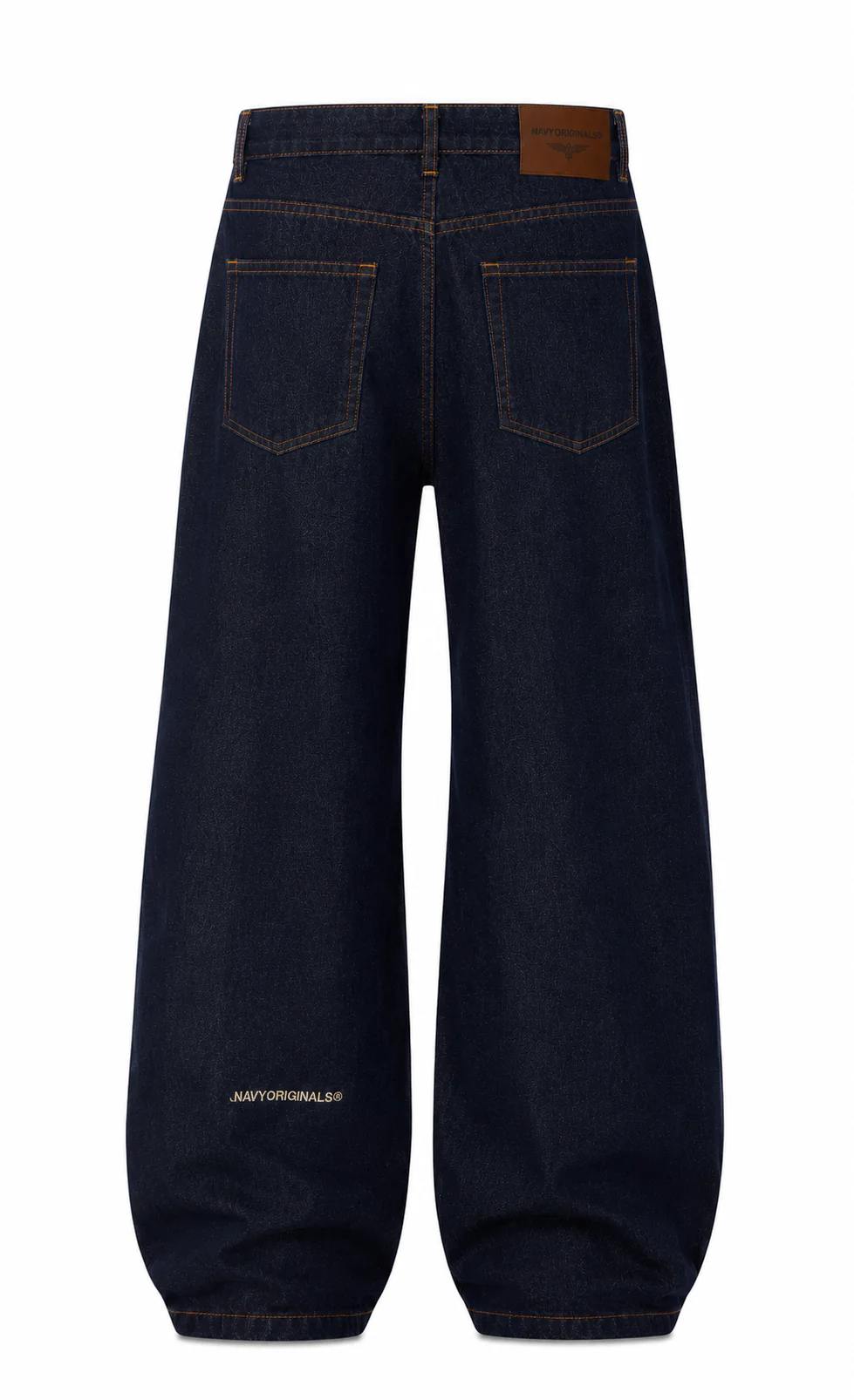 GN02-Men's Raw Wide-Leg Denim - Image 6