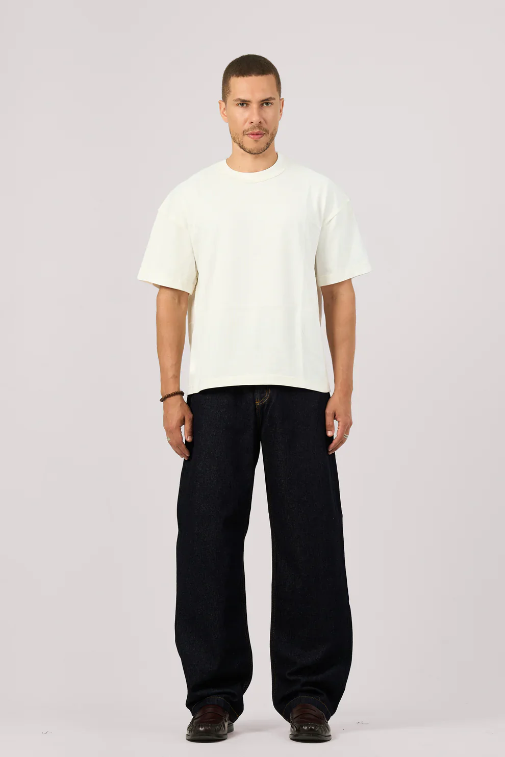 GN02-Men's Raw Wide-Leg Denim - Image 7