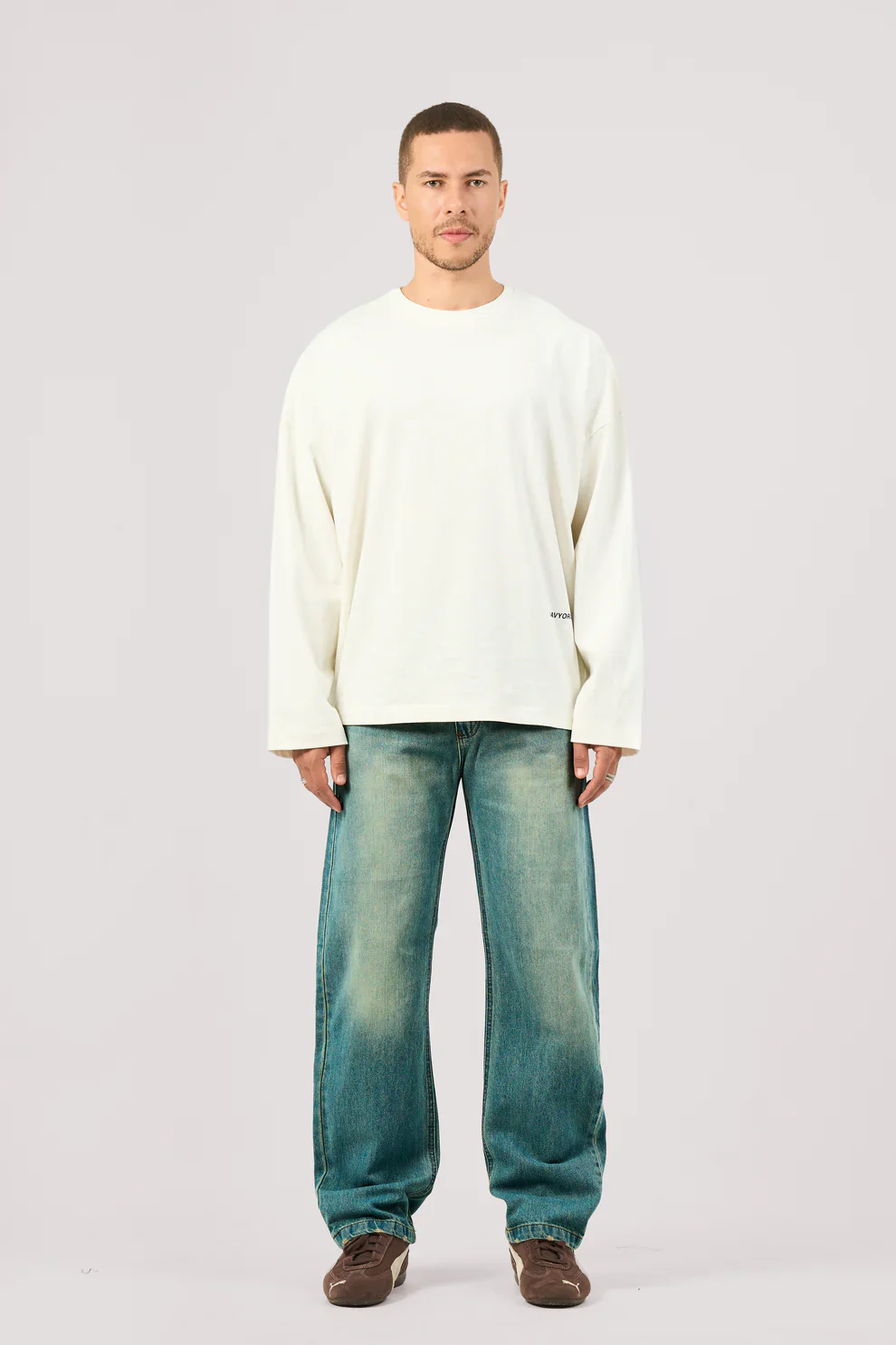 GN02-Men's Wide-Leg Denim - Image 3