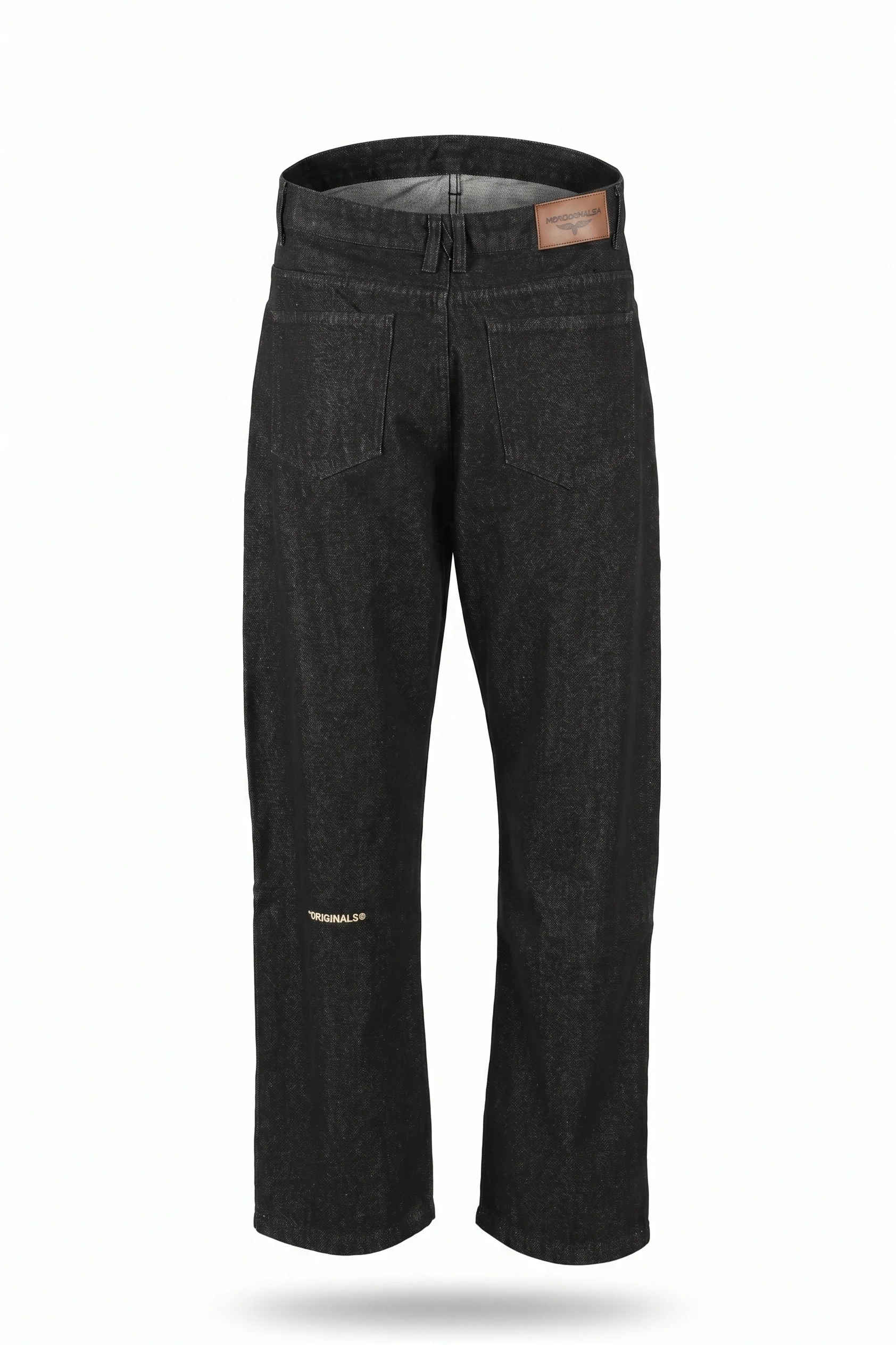 GN03-Men's Raw Baggy Denim - Image 2