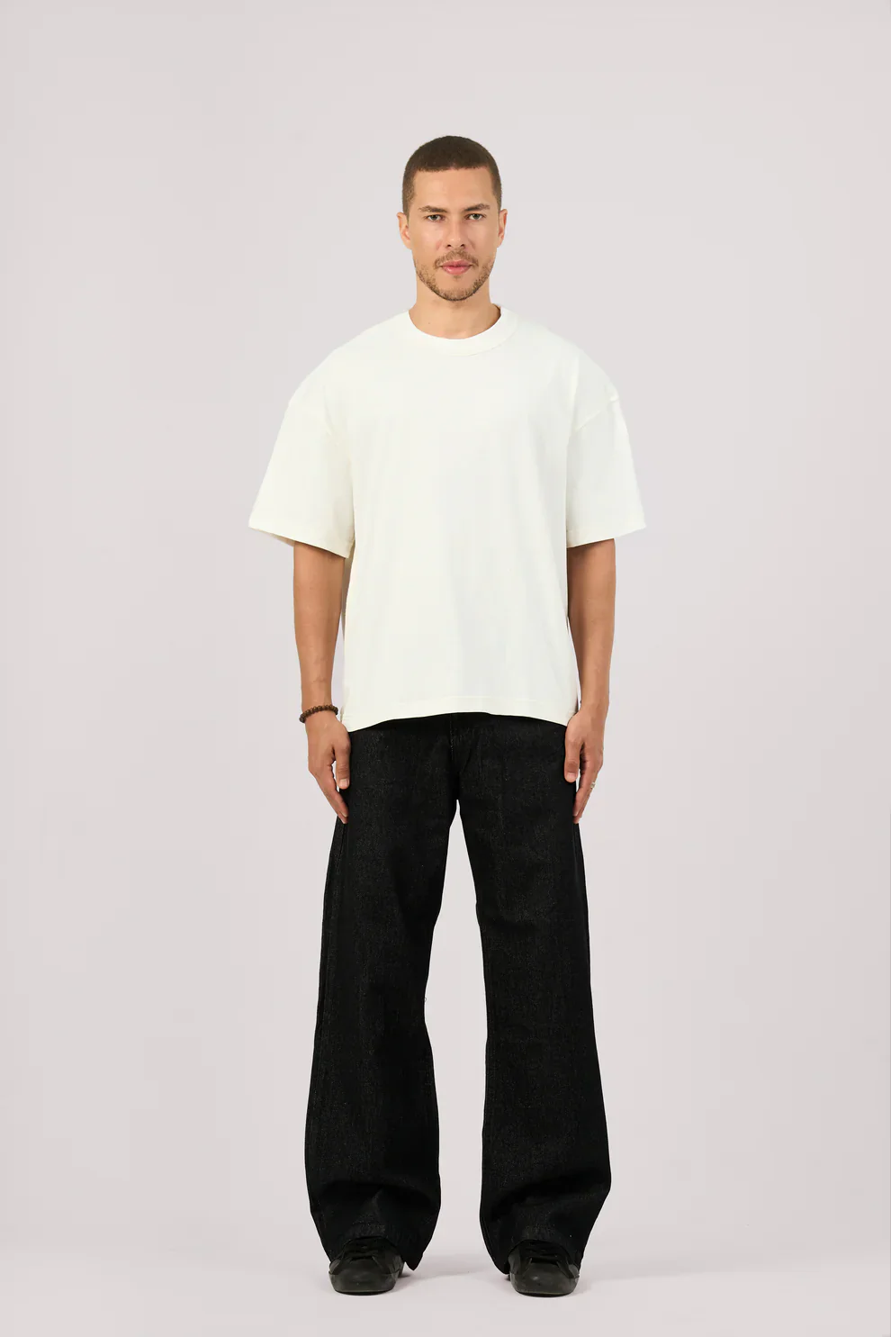 GN03-Men's Raw Baggy Denim - Image 3