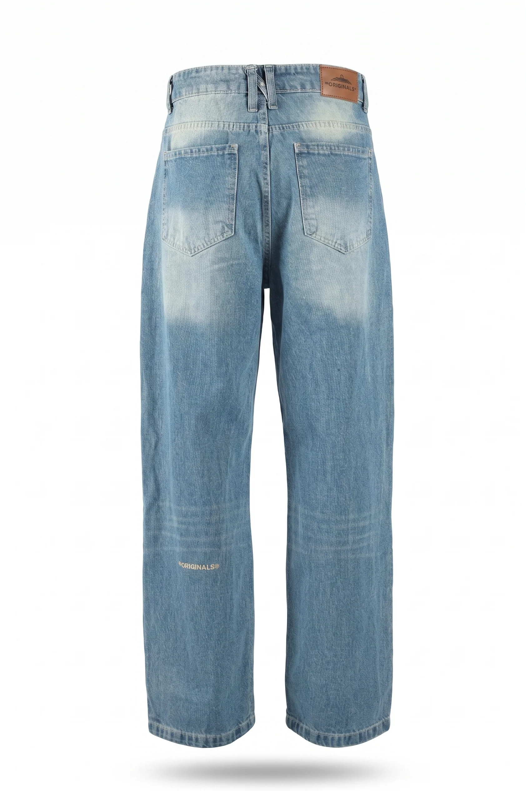 GN03-Men's Raw Baggy Denim - Image 6