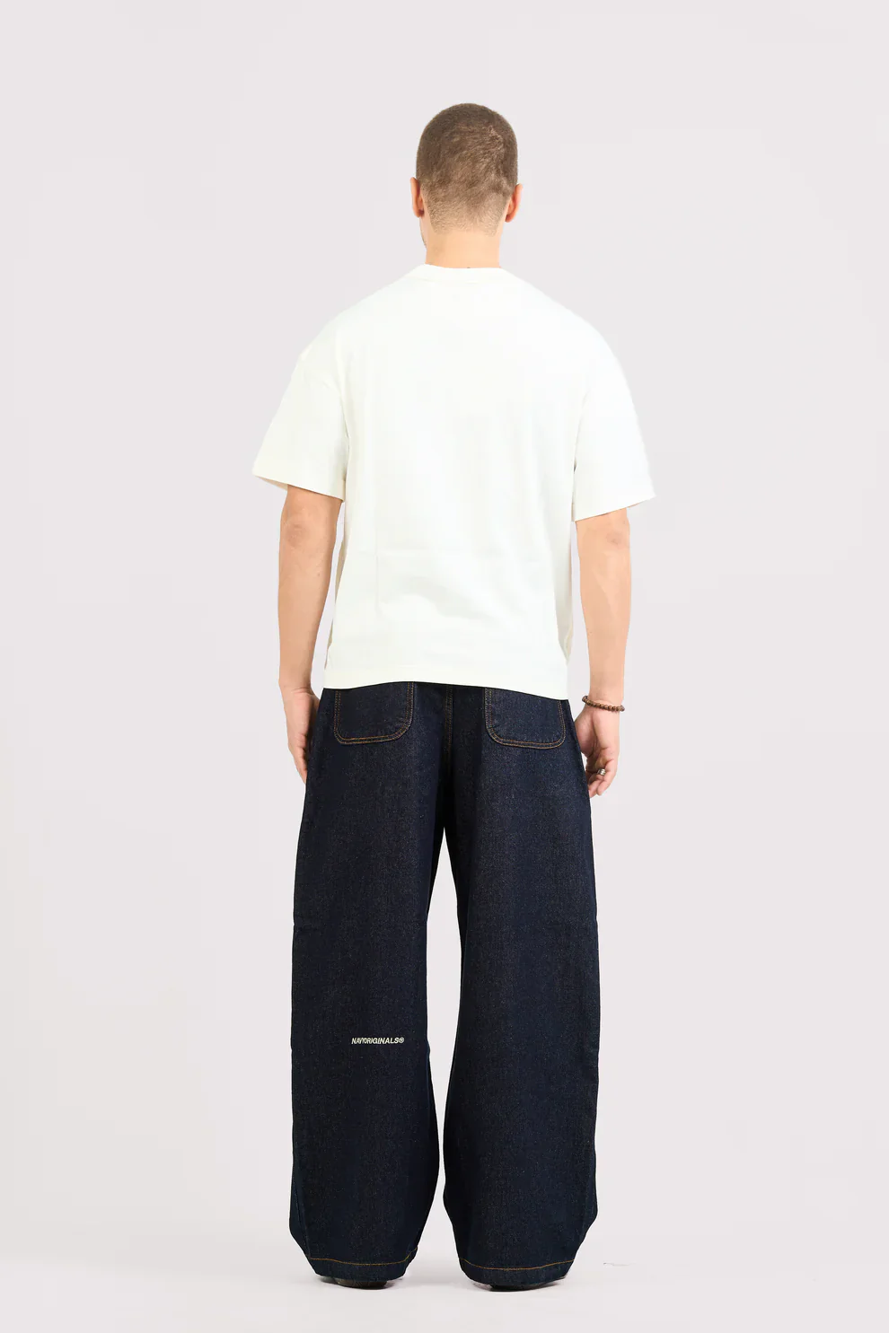 GN04- Men's Raw Super Baggy Denim - Image 4