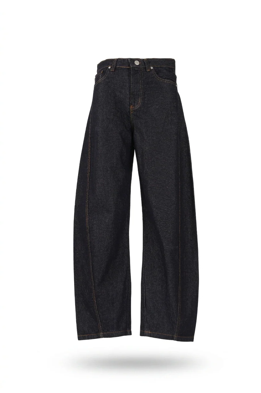 GN05-Women's Raw Balloon Denim