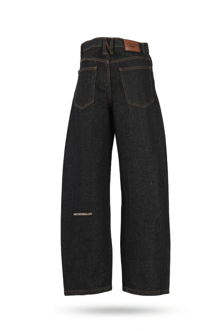 GN05-Women's Raw Balloon Denim - Image 4