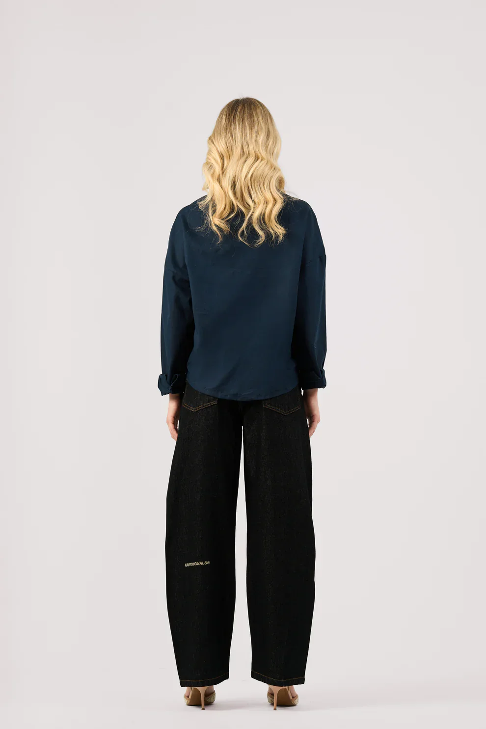 GN05-Women's Raw Balloon Denim - Image 6