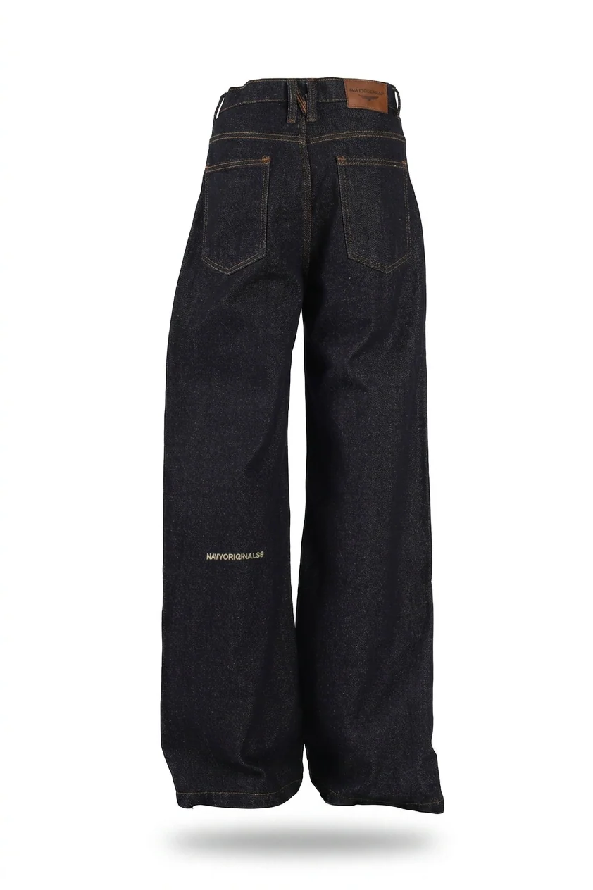 GN06- Women's Raw Wide-Leg Denim - Image 2