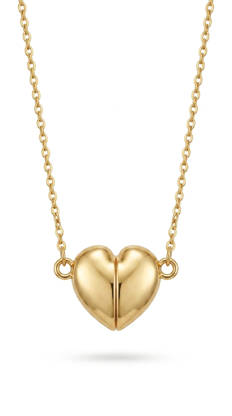 Heart Minimal Necklace-Stainless Steel