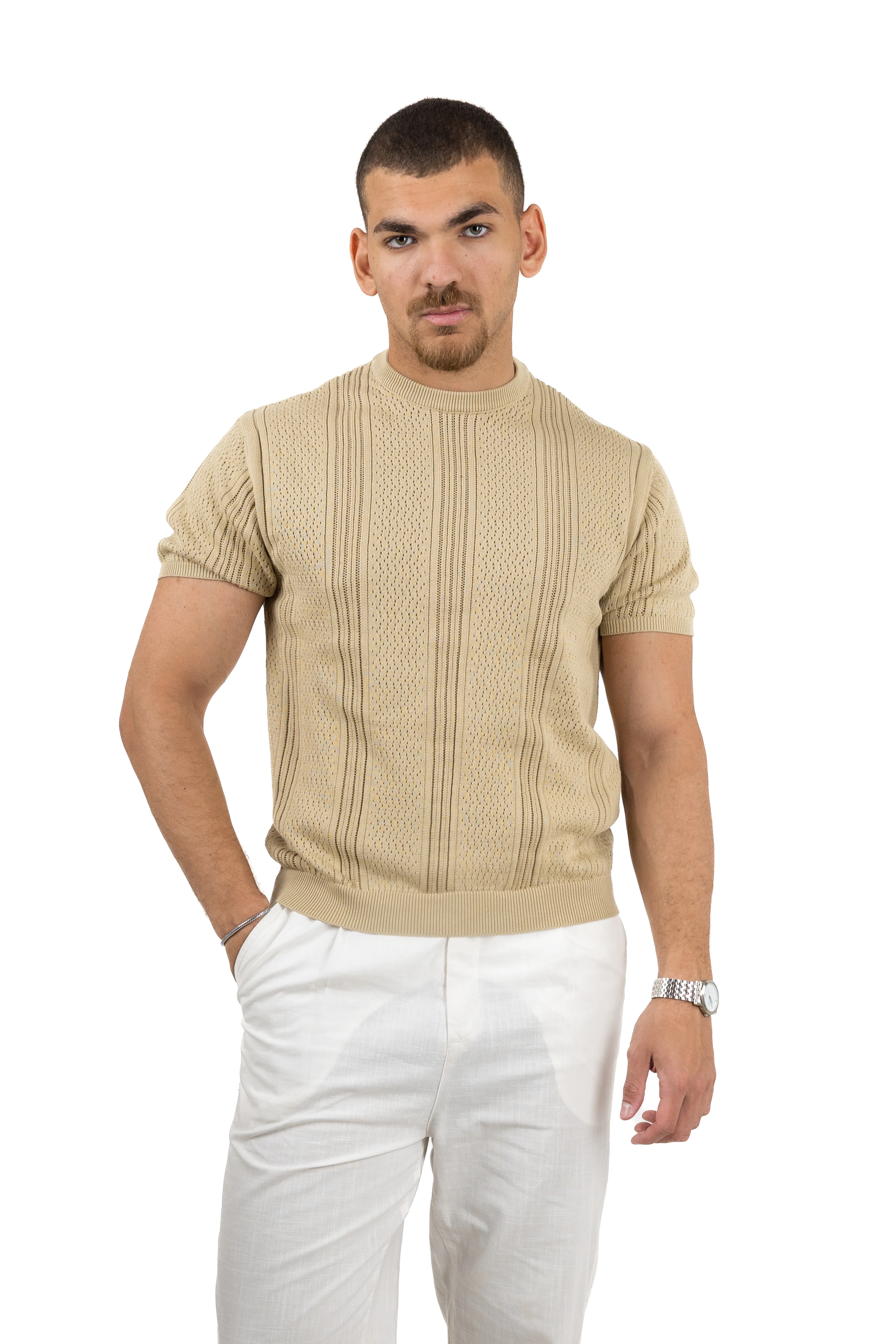Knitted T-Shirt - Image 3