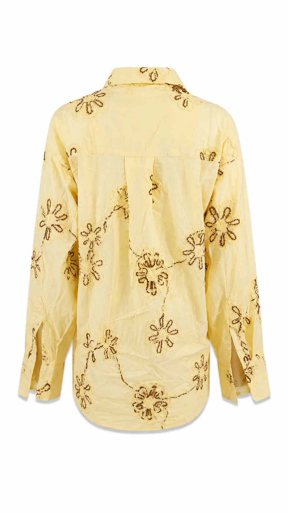 Large Flower Embroidered Blouse - Image 4