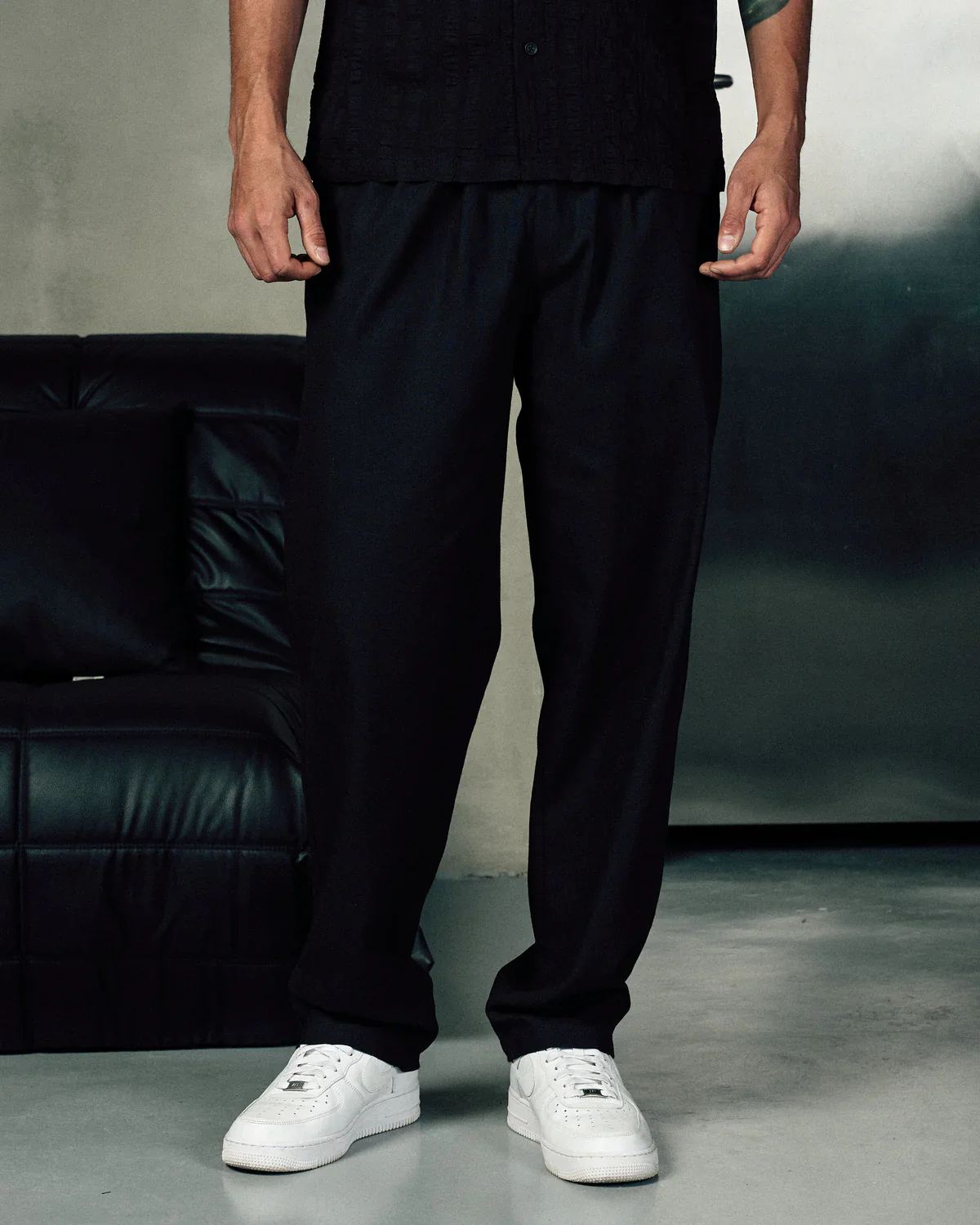 Linen Blend Pleated Pants - Image 7