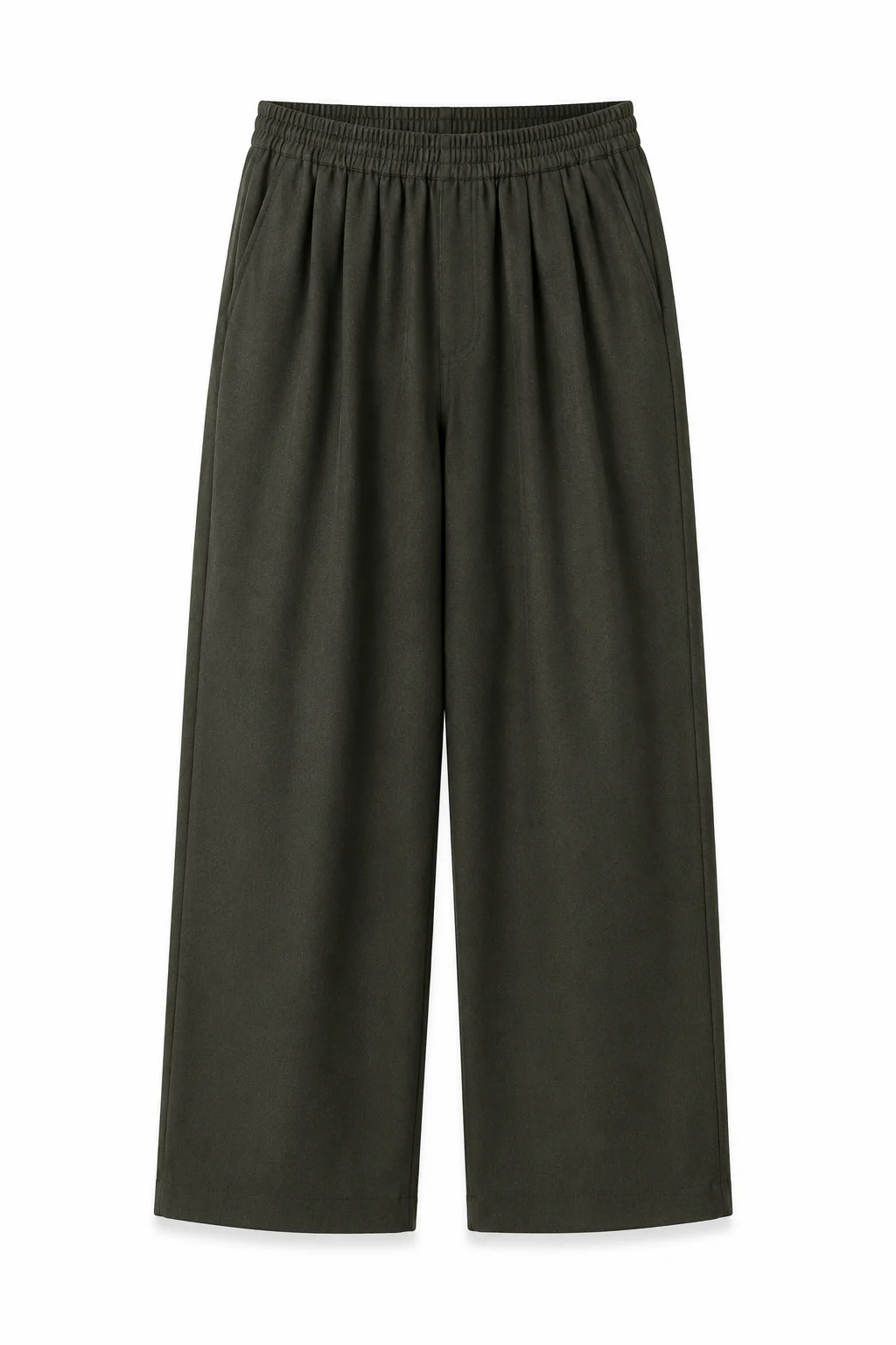Linen Blend Pleated Pants - Image 9