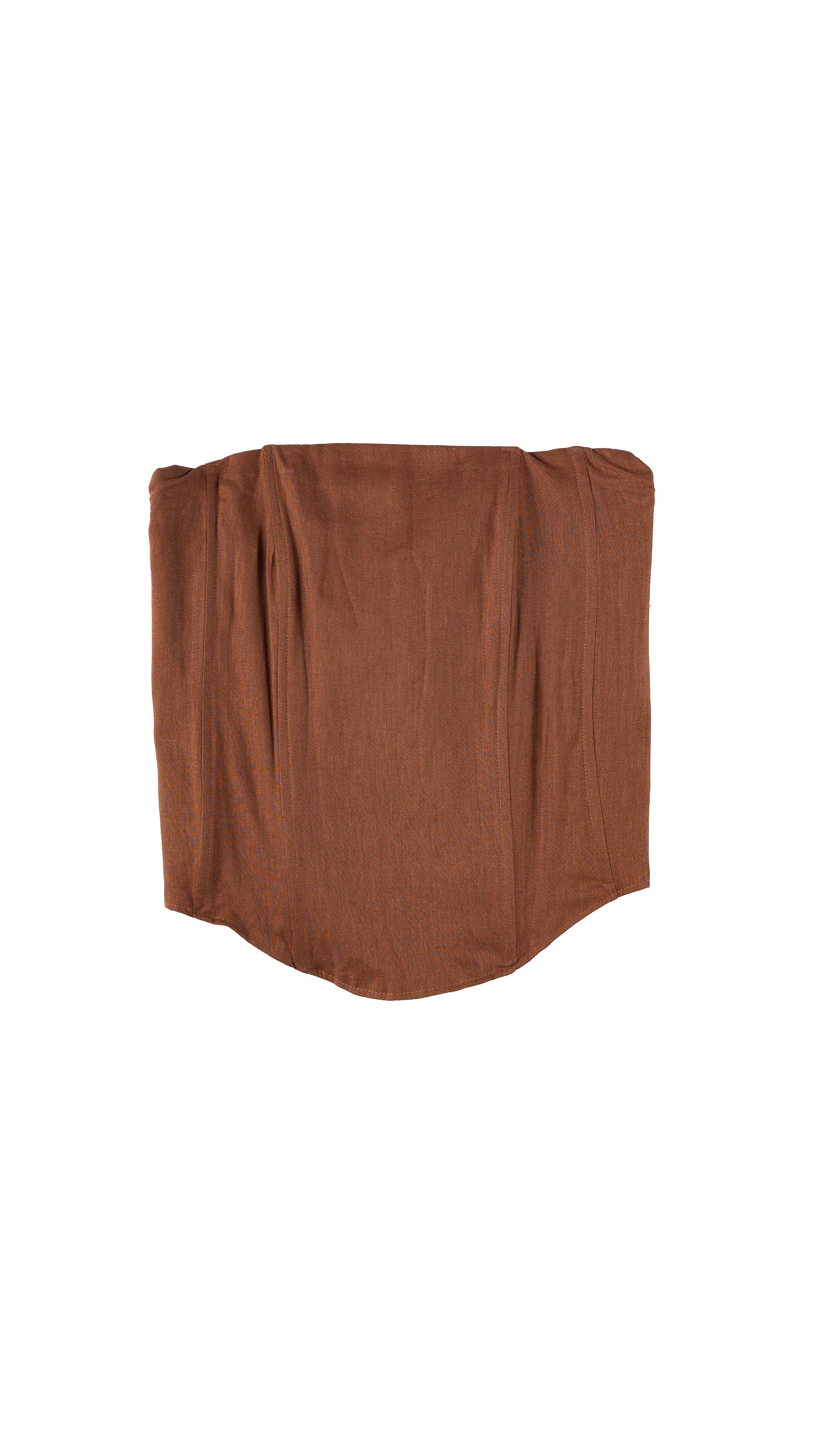 Linen Corset Top