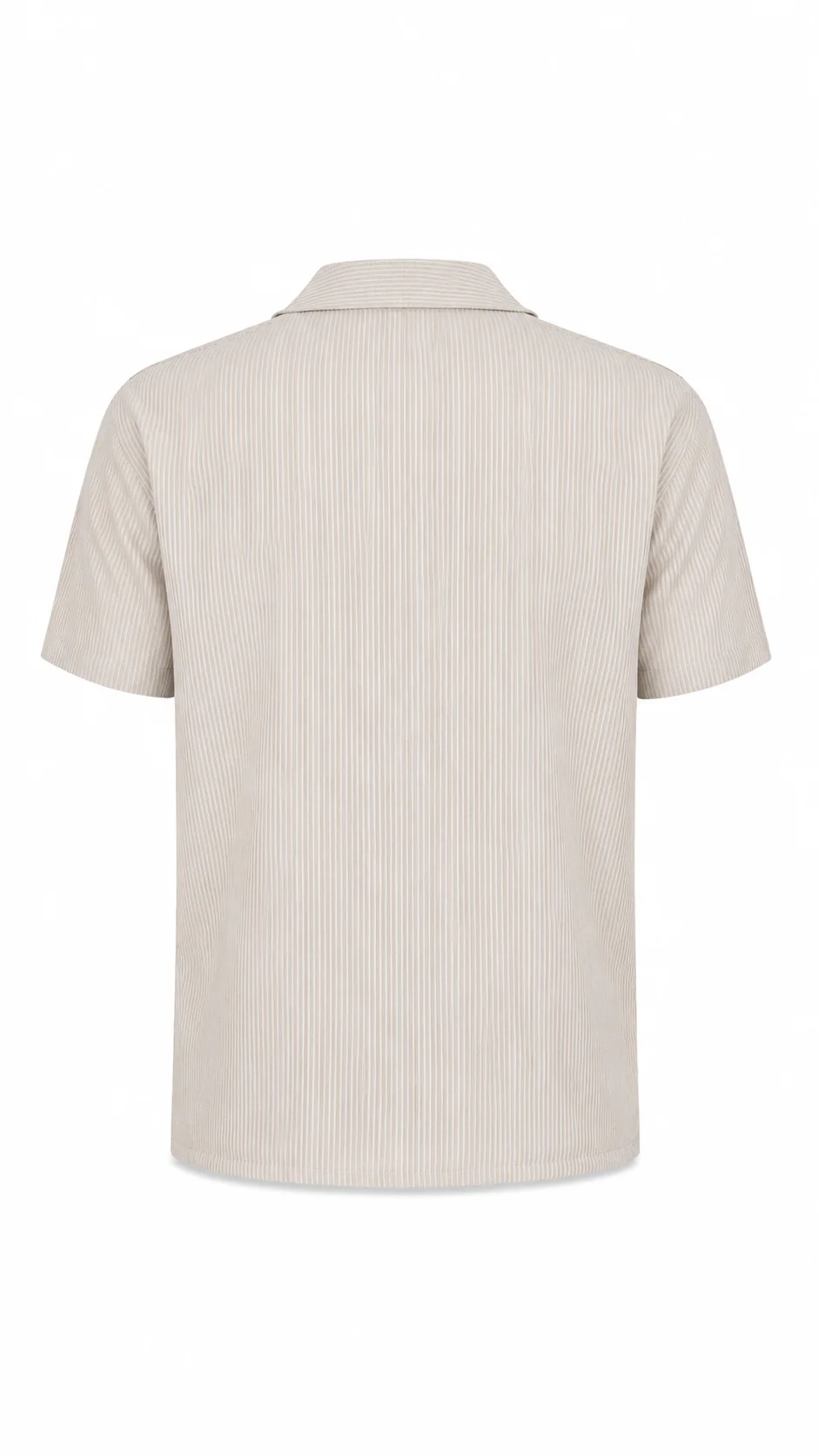 Men’s Striped Linen Set Shirt - Image 2