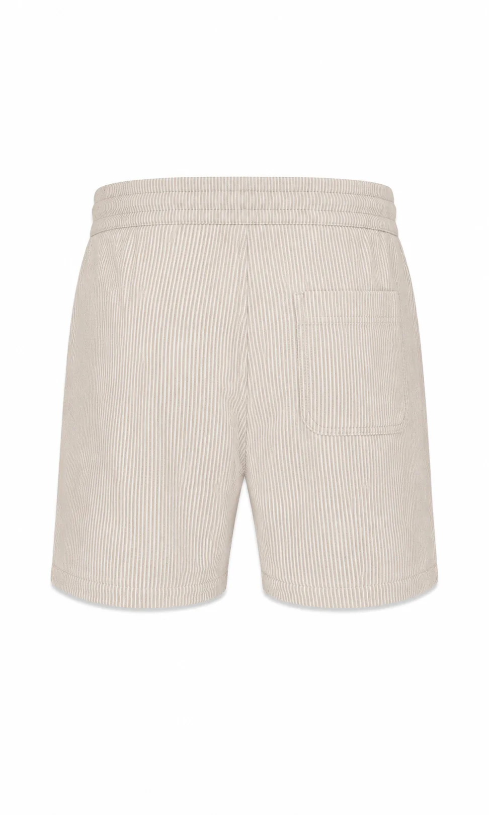 Men’s Striped Linen Set Shorts - Image 2