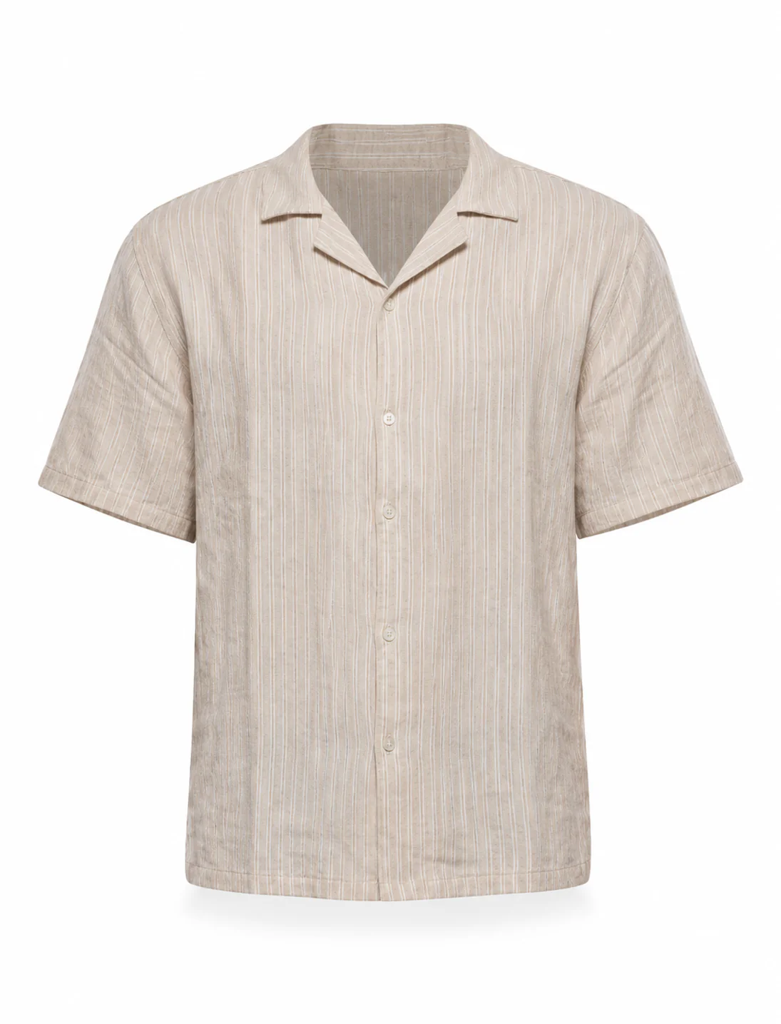Men's Striped Linen Shirt