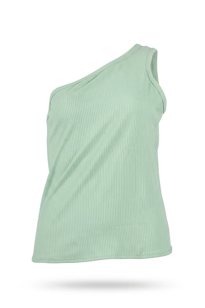 One Shoulder Crop Top