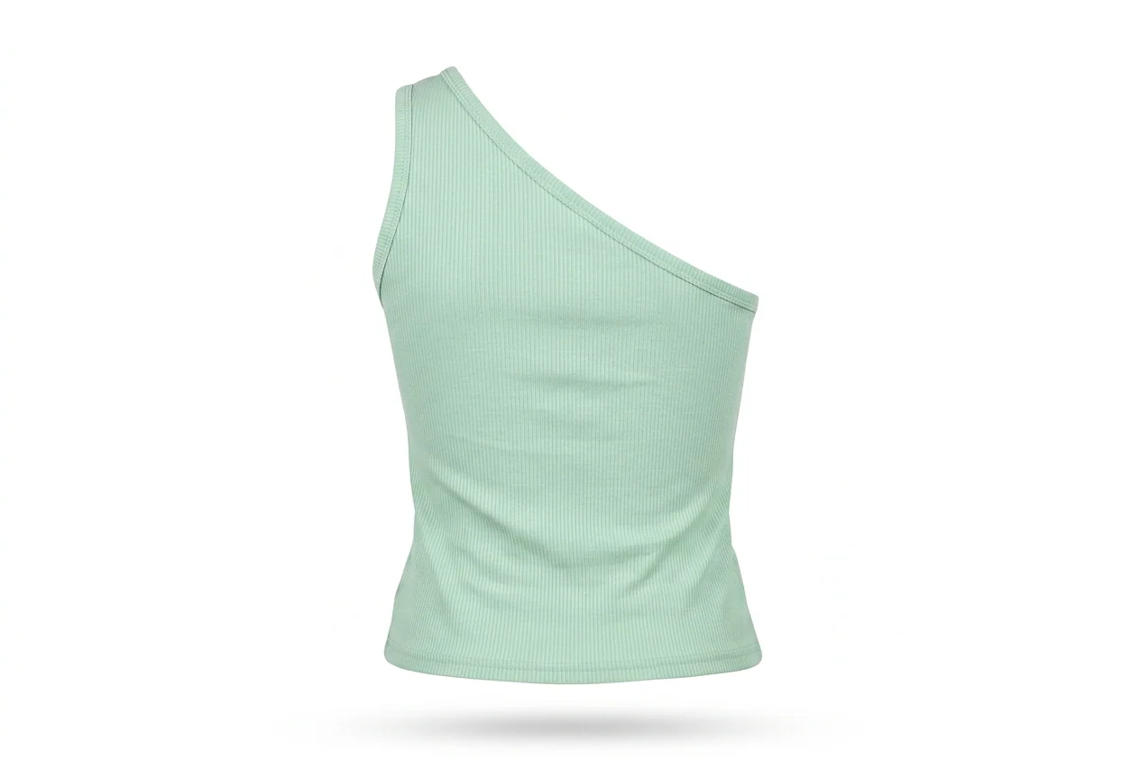 One Shoulder Crop Top - Image 2