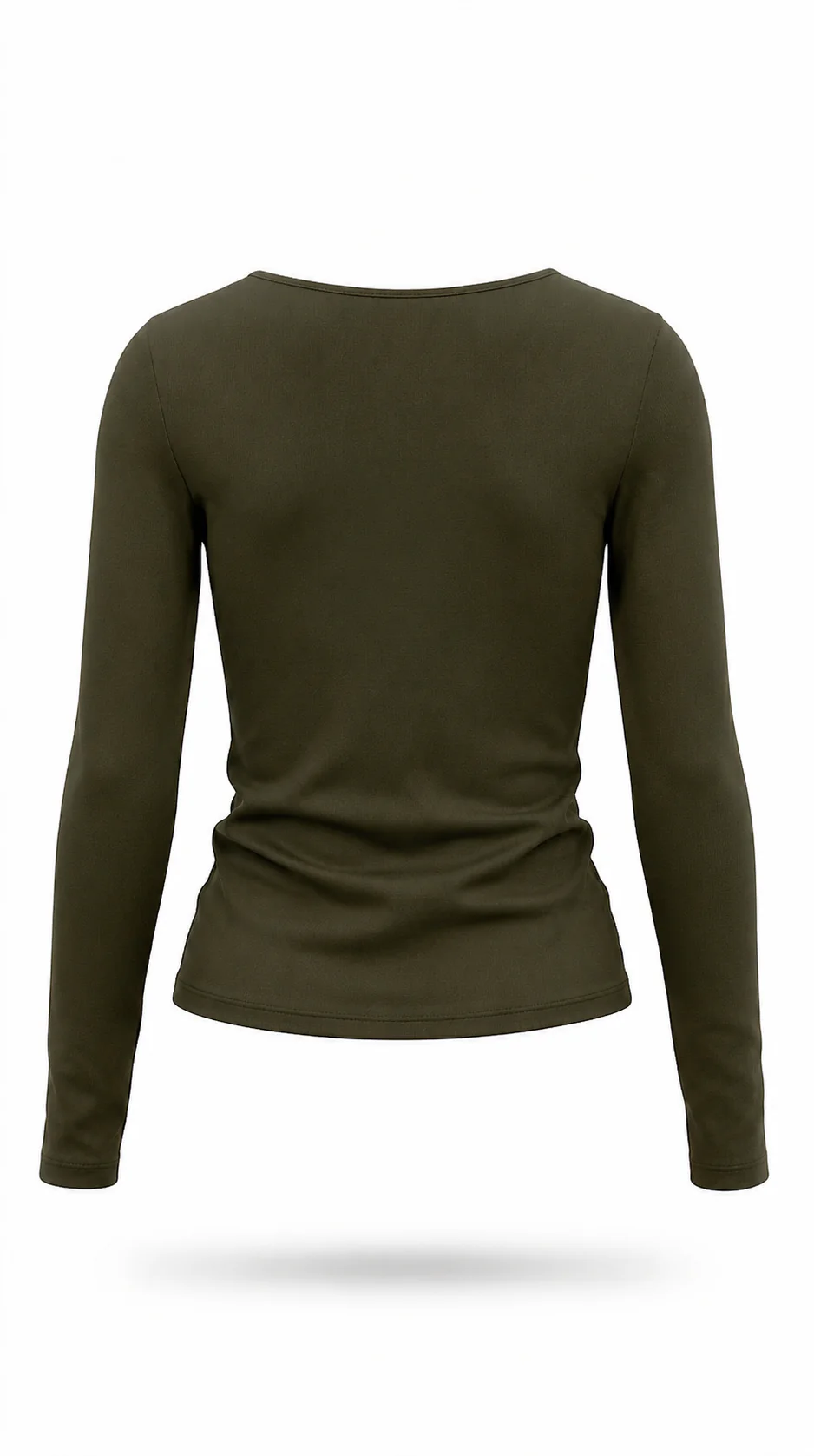 Long-Sleeve Square Neck Top - Image 26