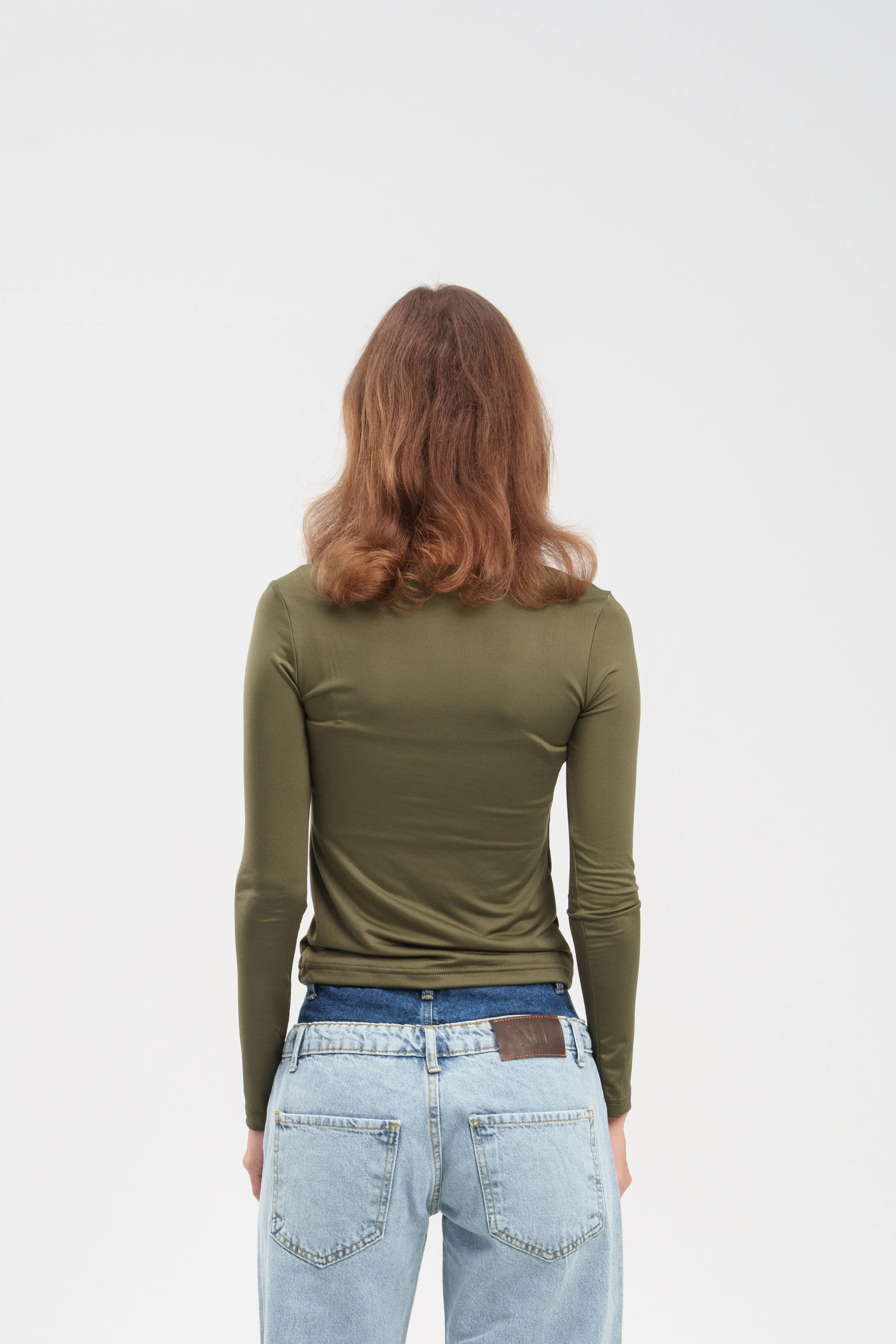 Long-Sleeve Square Neck Top - Image 28