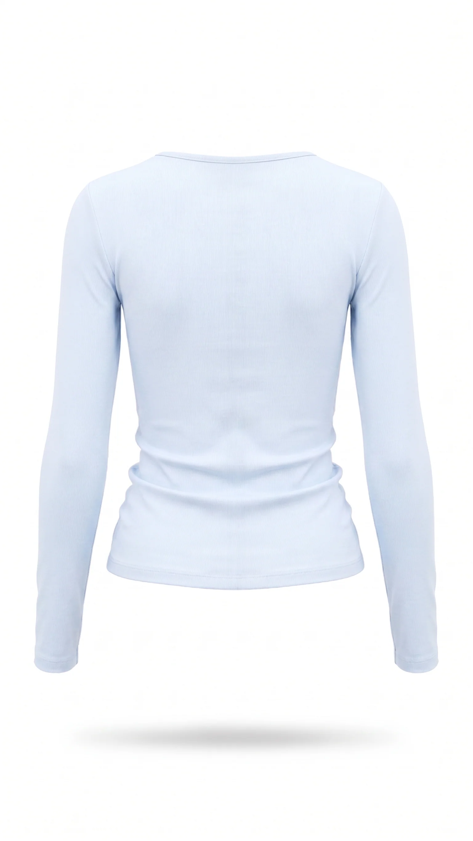 Long-Sleeve Square Neck Top - Image 43