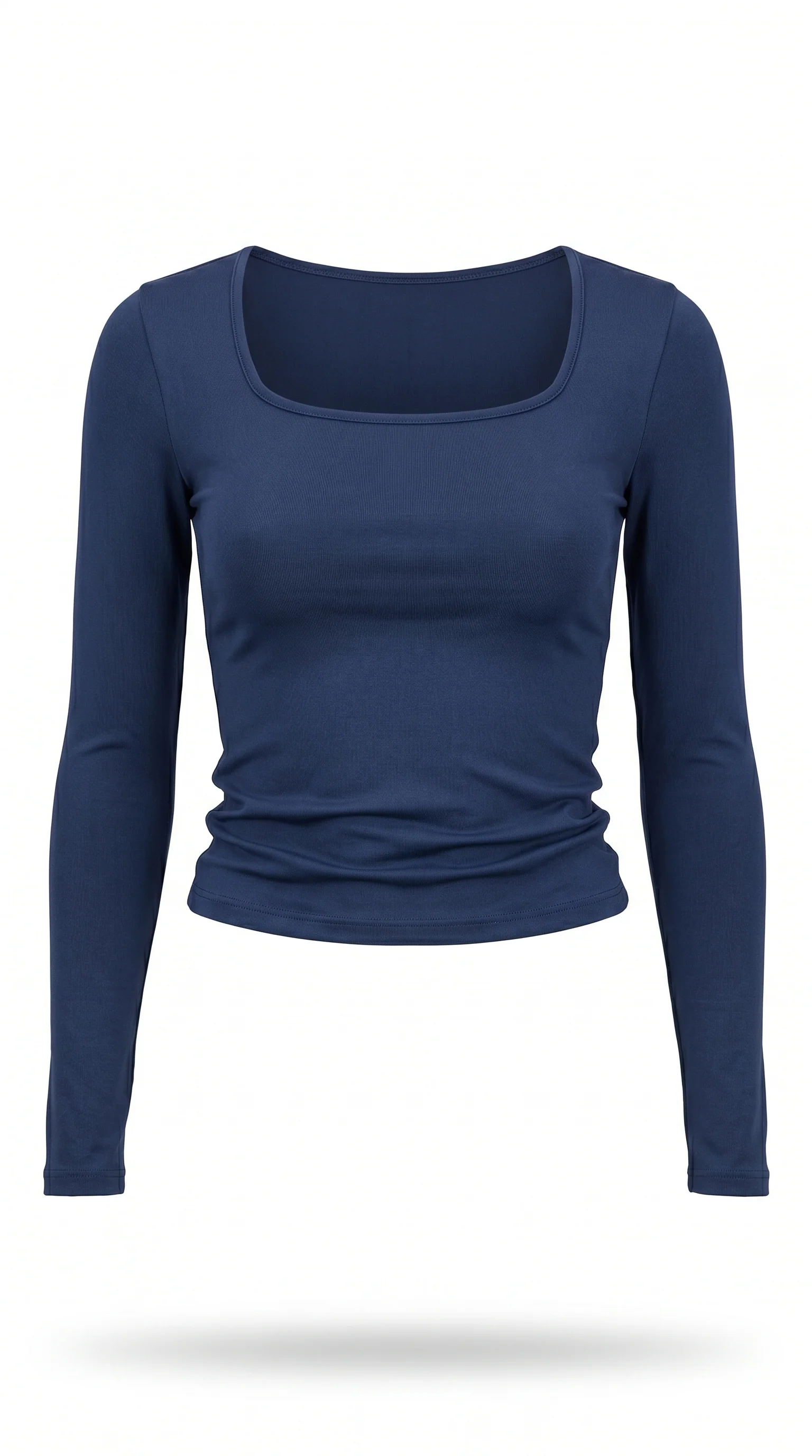 Long-Sleeve Square Neck Top - Image 48