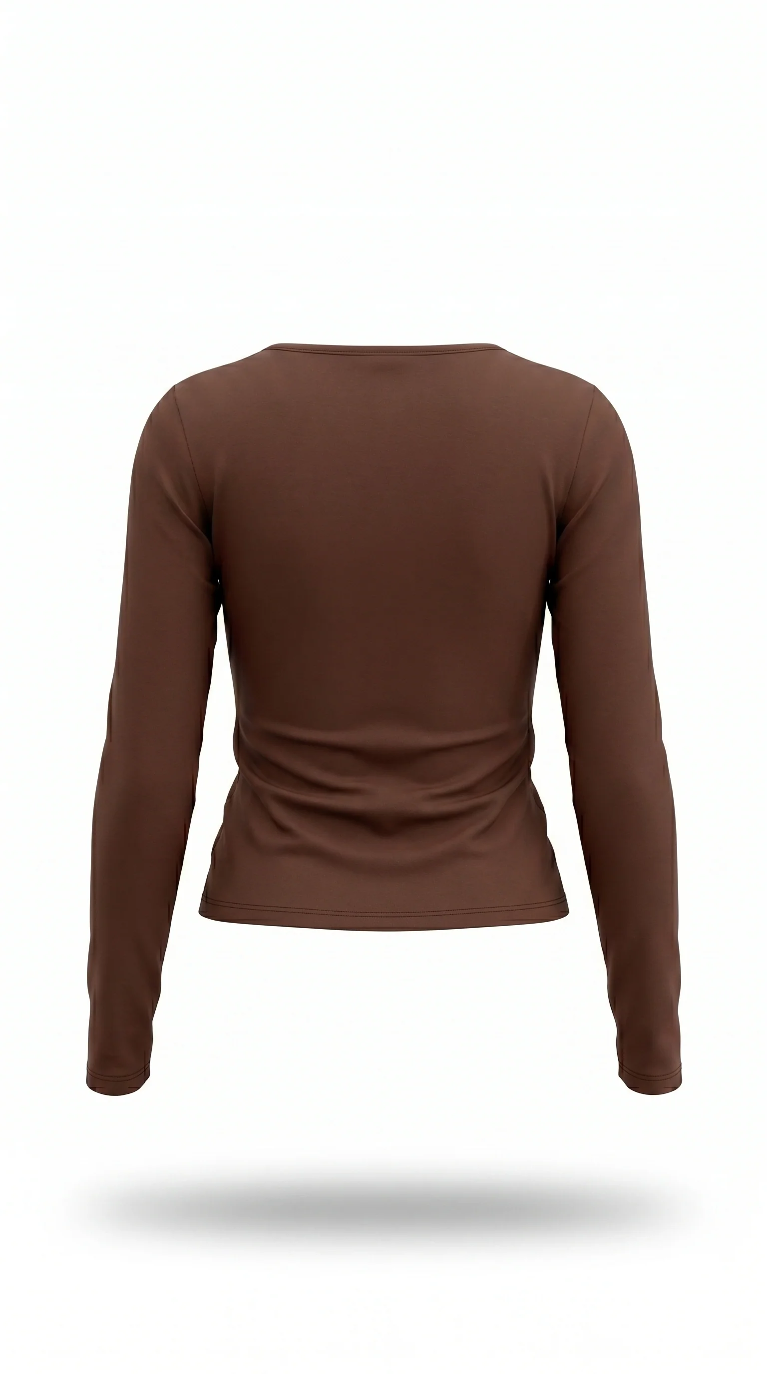 Long-Sleeve Square Neck Top - Image 66