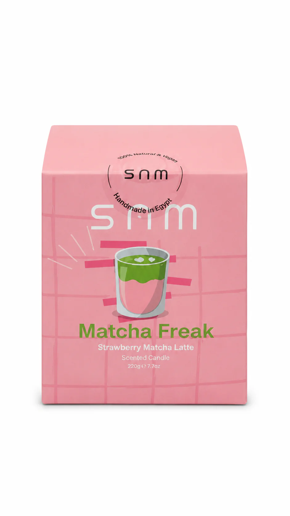 Strawberry Matcha Candle - Image 2