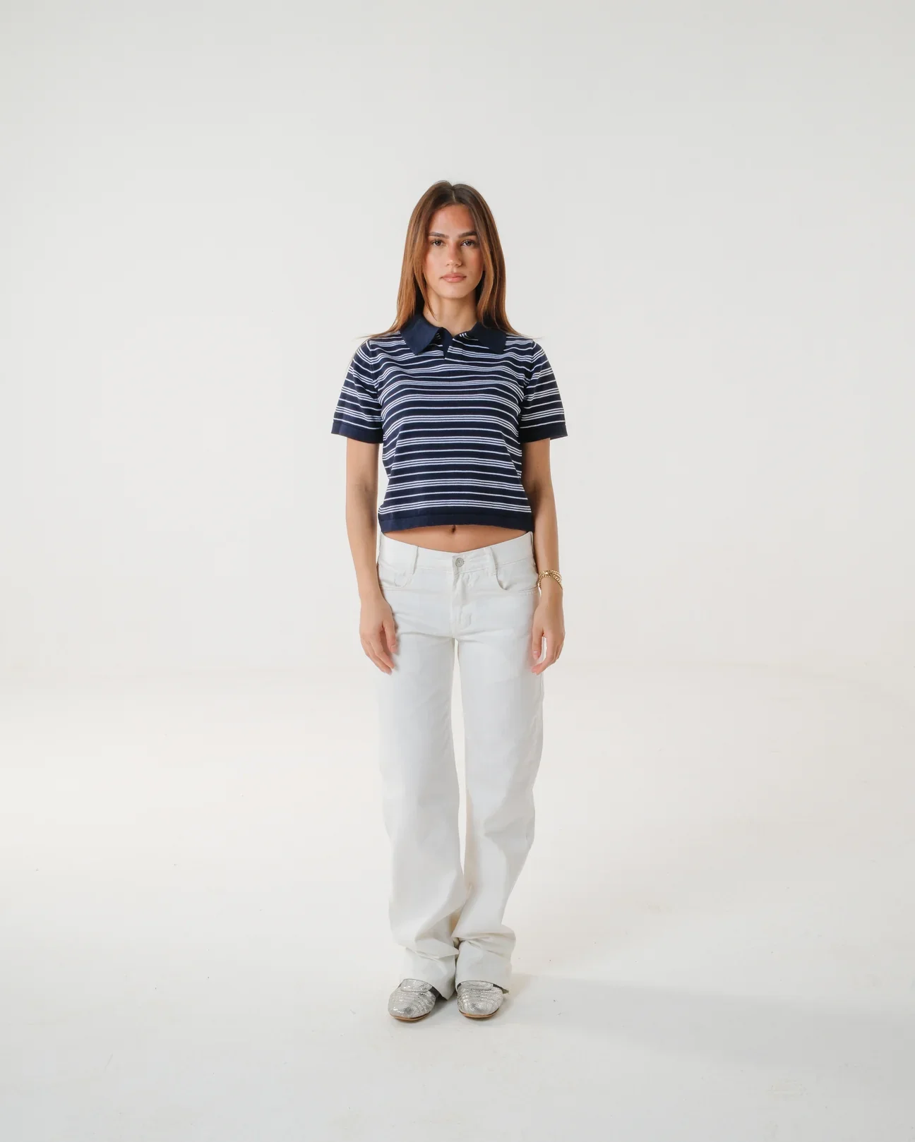 Stripe Knit Polo - Image 13
