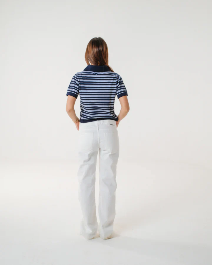 Stripe Knit Polo - Image 15