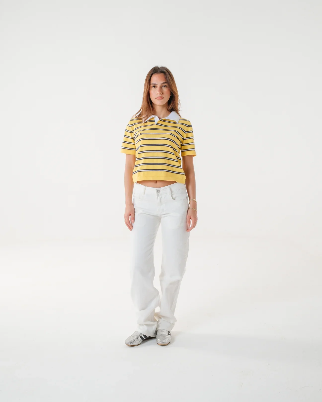 Stripe Knit Polo - Image 18