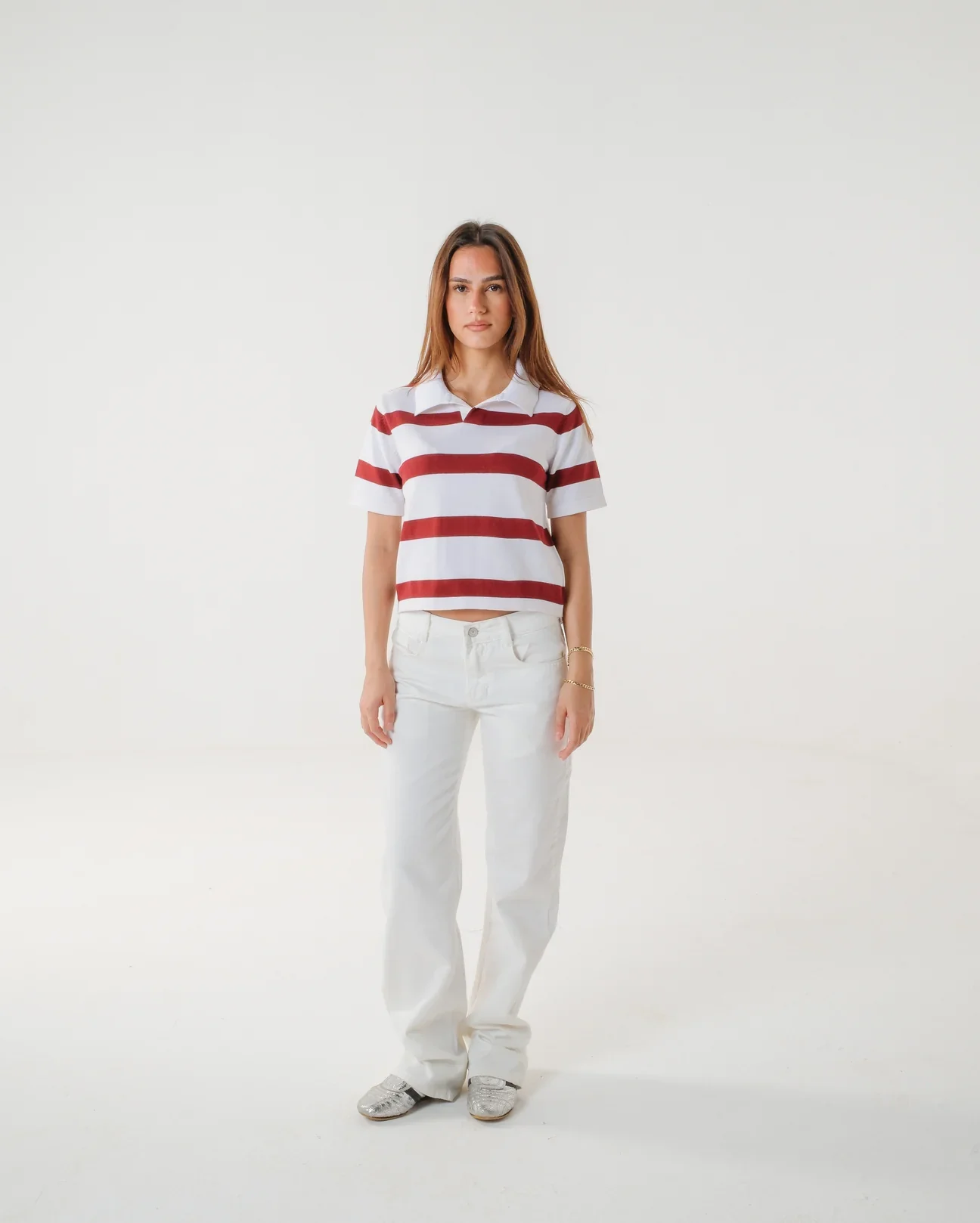 Stripe Knit Polo - Image 3